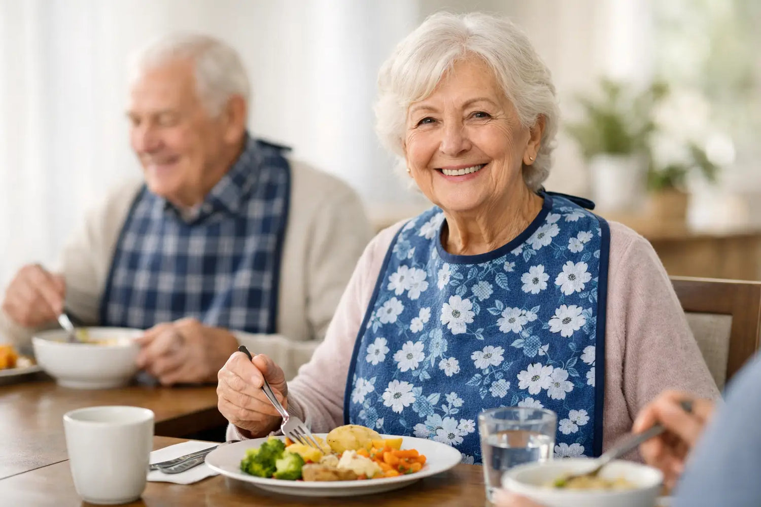 Elderly Clothing Protectors for Dignity at Mealtimes