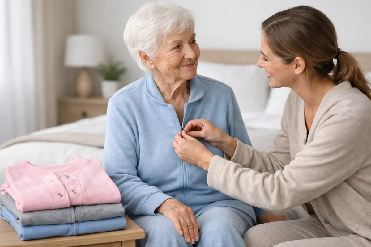 Dementia Loungewear Options for Easier Care