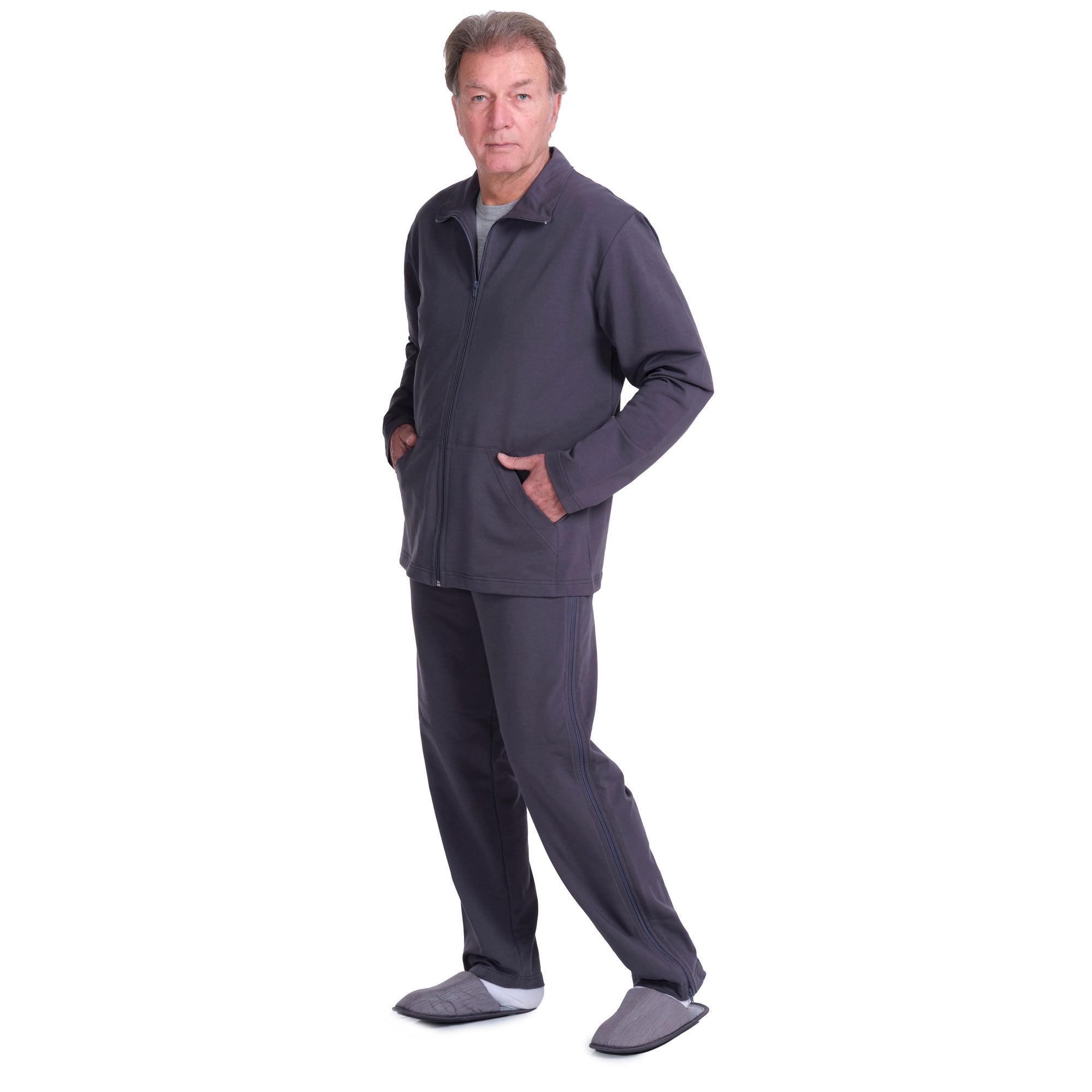 Tracksuit for rehabilitation exercises with side opening - Melodia