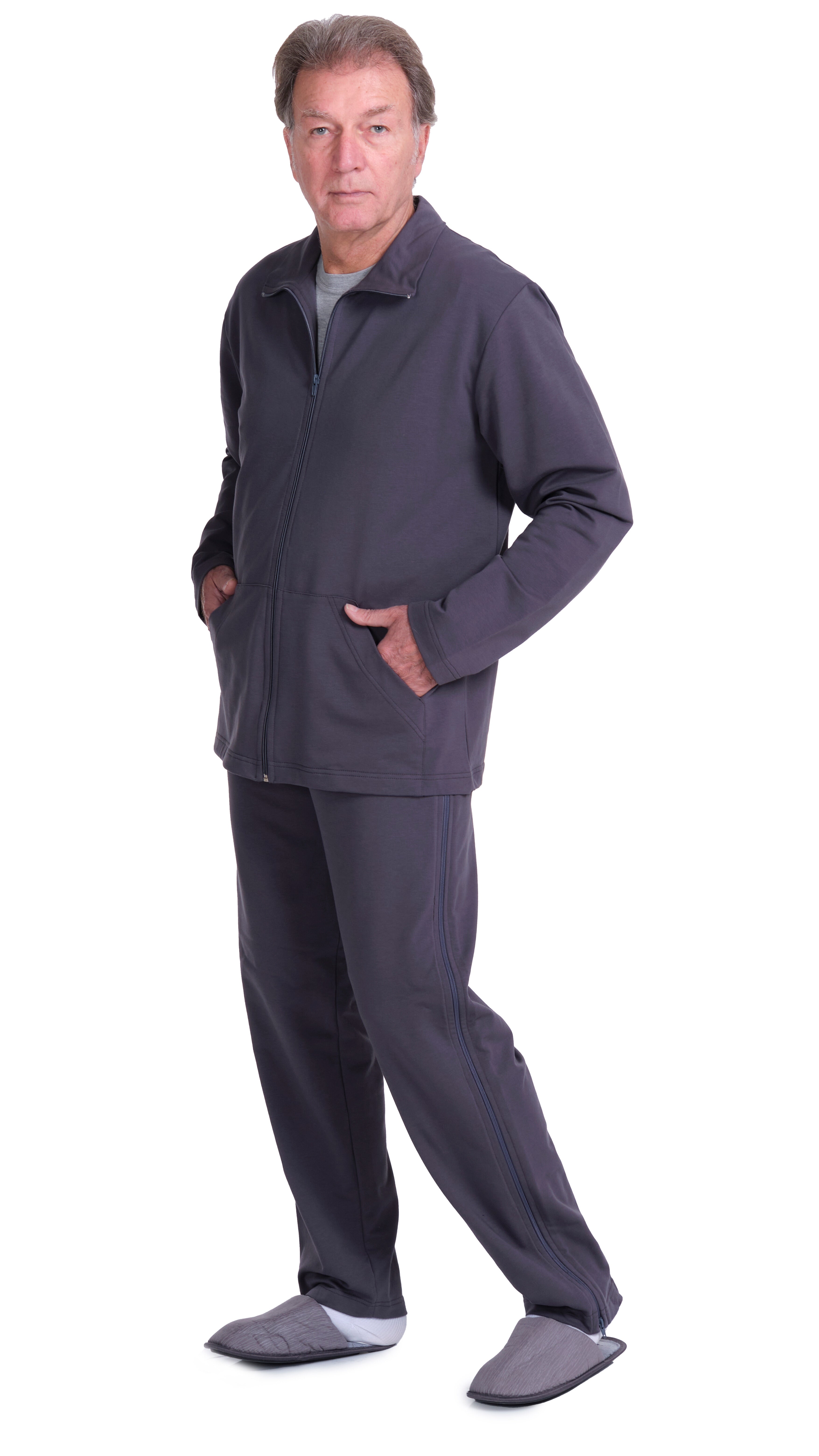 Tracksuit for rehabilitation exercises with side opening - Melodia