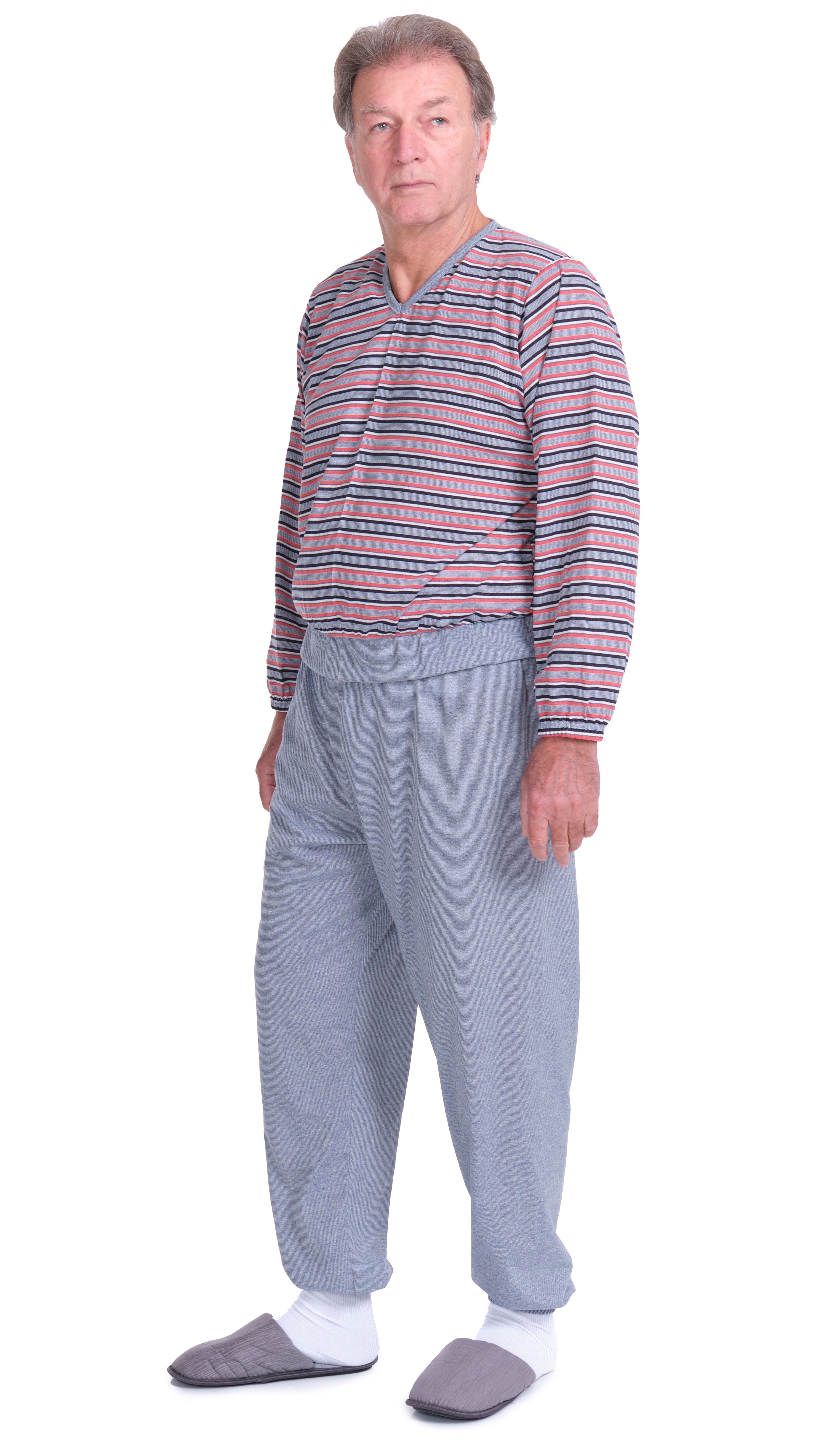 One-piece Pyjamas with rear zip fastening