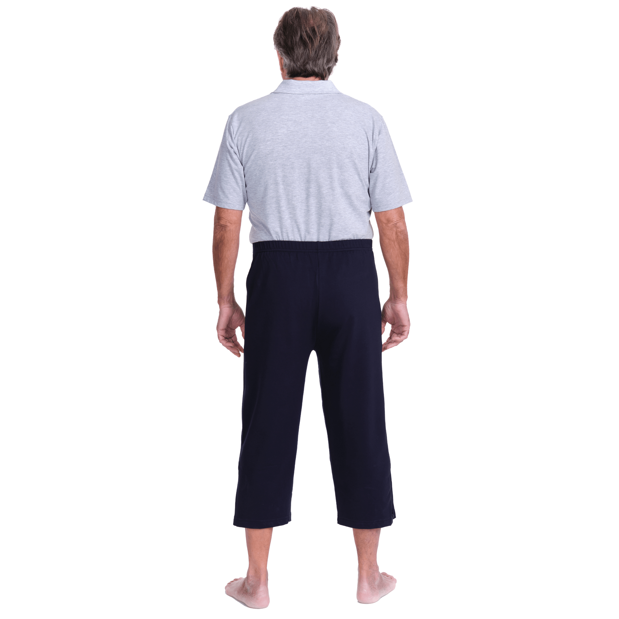 Rehabilitation 3/4 Pants – Model 9018 – Full Side Zipper Opening – Adaptive Trousers for Therapy & Recovery