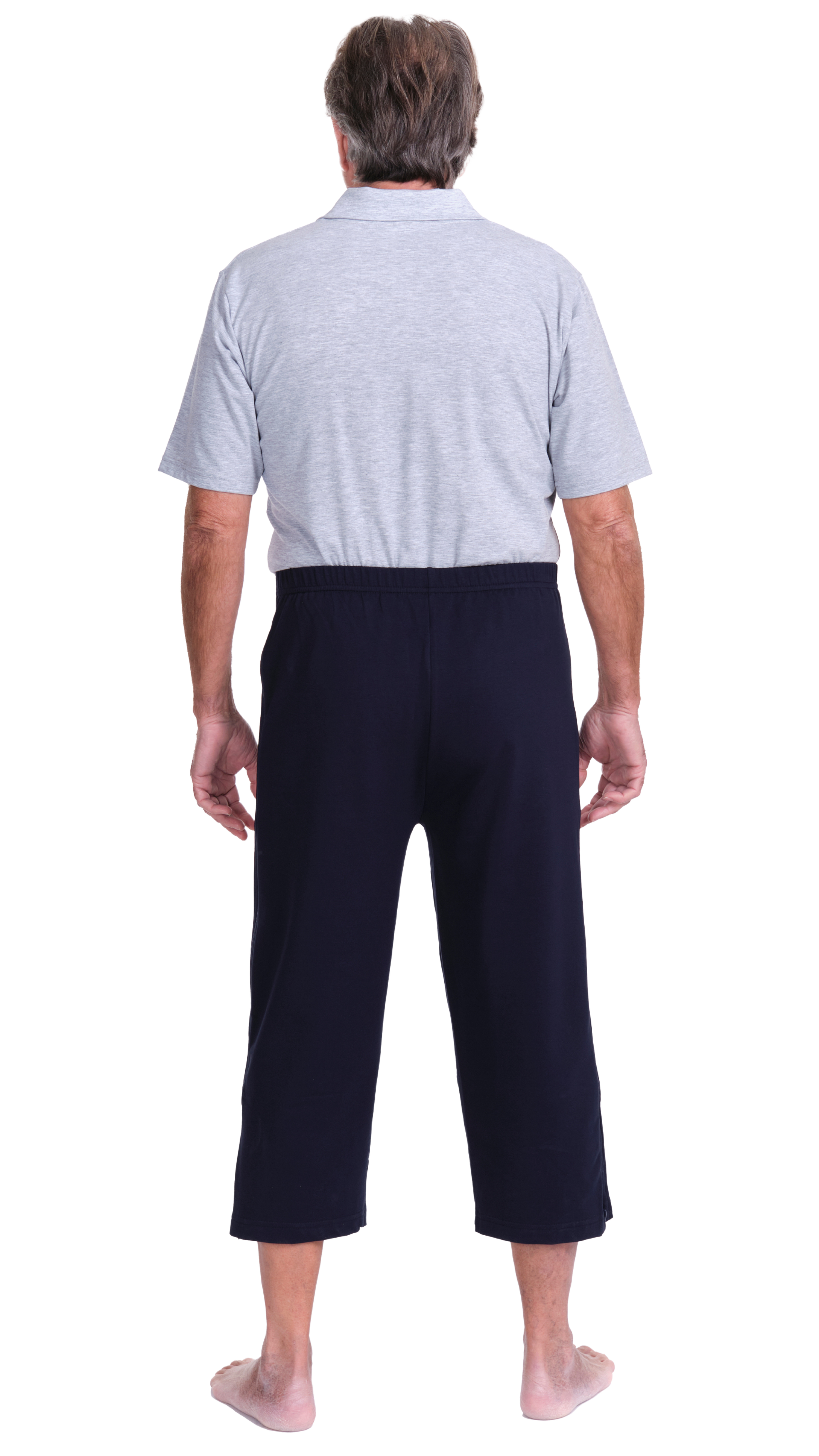 Rehabilitation 3/4 Pants – Model 9018 – Full Side Zipper Opening – Adaptive Trousers for Therapy & Recovery