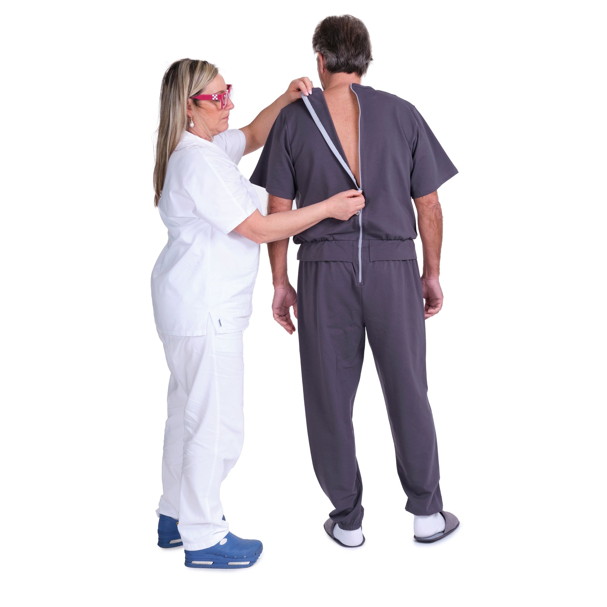 Pyjamas Onesie Adaptive Clothing - Short-sleeved - Bacio