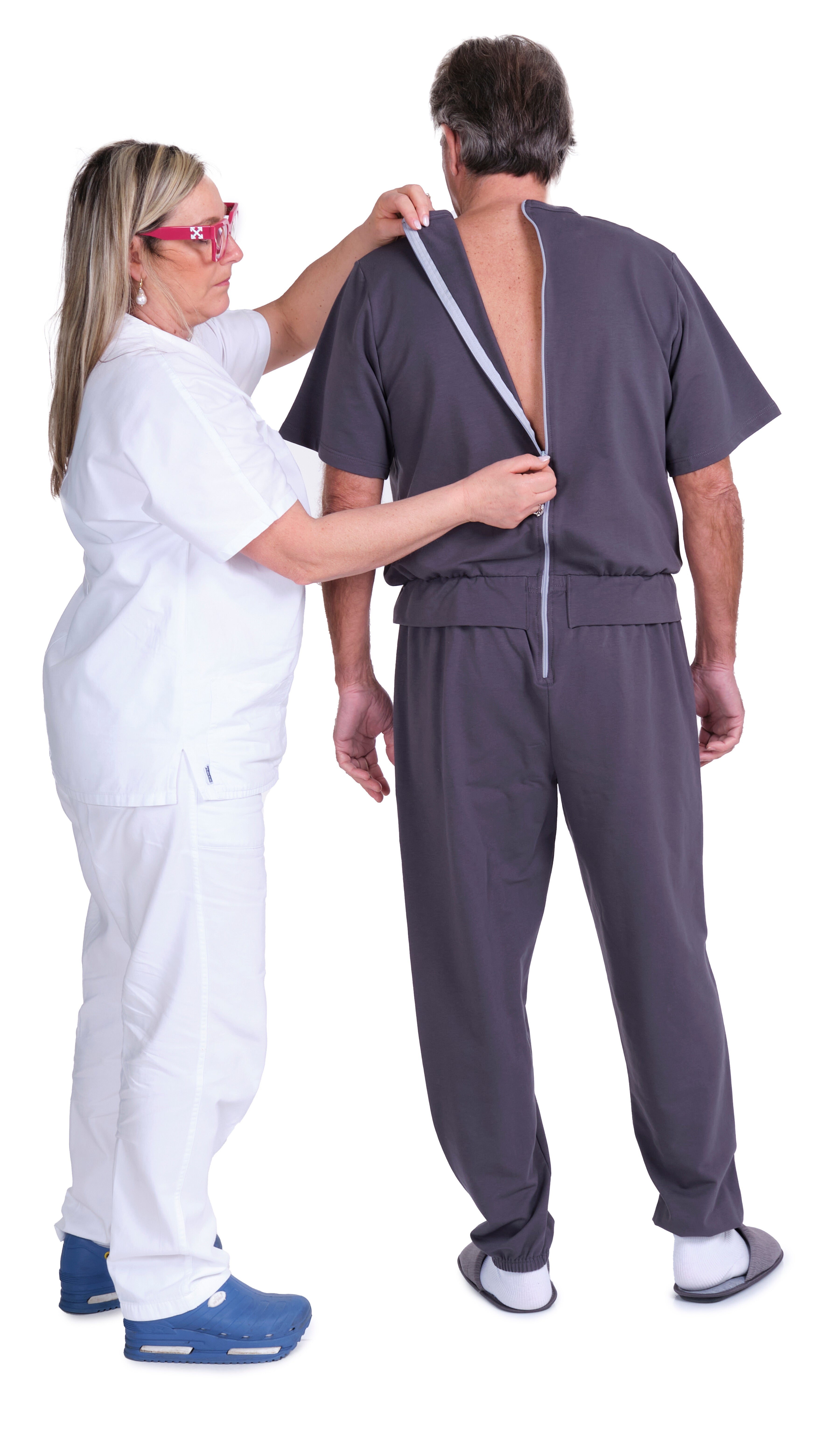 Pyjamas Onesie Adaptive Clothing - Short-sleeved - Bacio