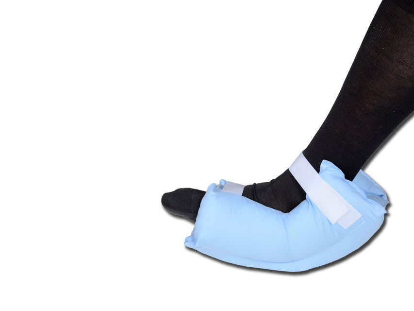 Heel Protector with Adjustable Velcro Straps – Pressure Ulcer Prevention, 100% Cotton Lining, Breathable Design