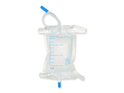 Leg Urine Drainage Bags 750 ml – 10 cm Tube with Button Kit - 30-Pack
