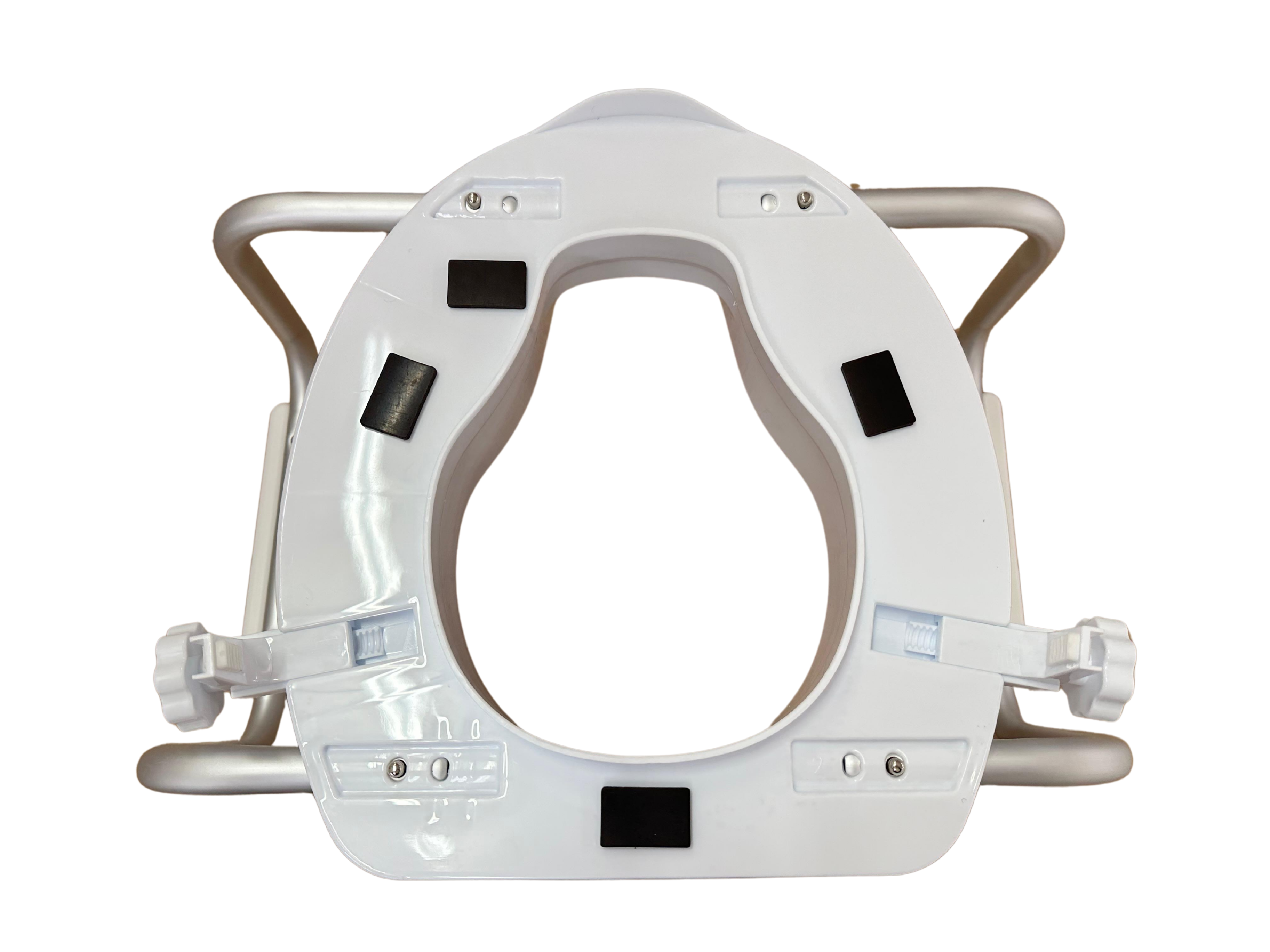 Raised Toilet Seat with Armrests — Universal Fit, Adjustable, 15 cm Height Support for Elderly, Disabled & Pregnant Women