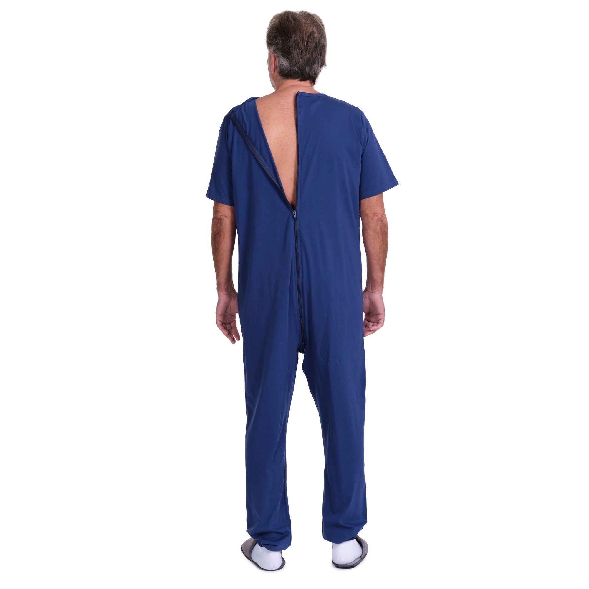 Short-sleeved medical pyjamas and long trousers - 9078 MC PL - Utilità