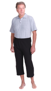 Rehabilitation 3/4 Pants – Model 9018 – Full Side Zipper Opening – Adaptive Trousers for Therapy & Recovery