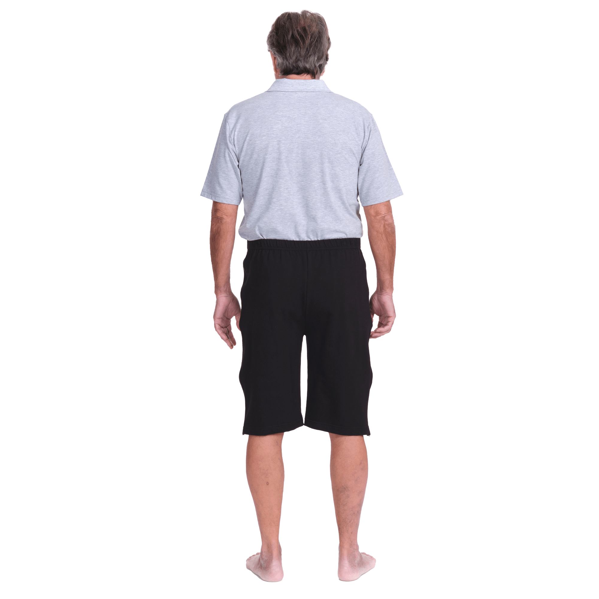 Rehabilitation Shorts – Model 9018-B – Full Side Zipper Opening – Adaptive Pants for Therapy & Recovery