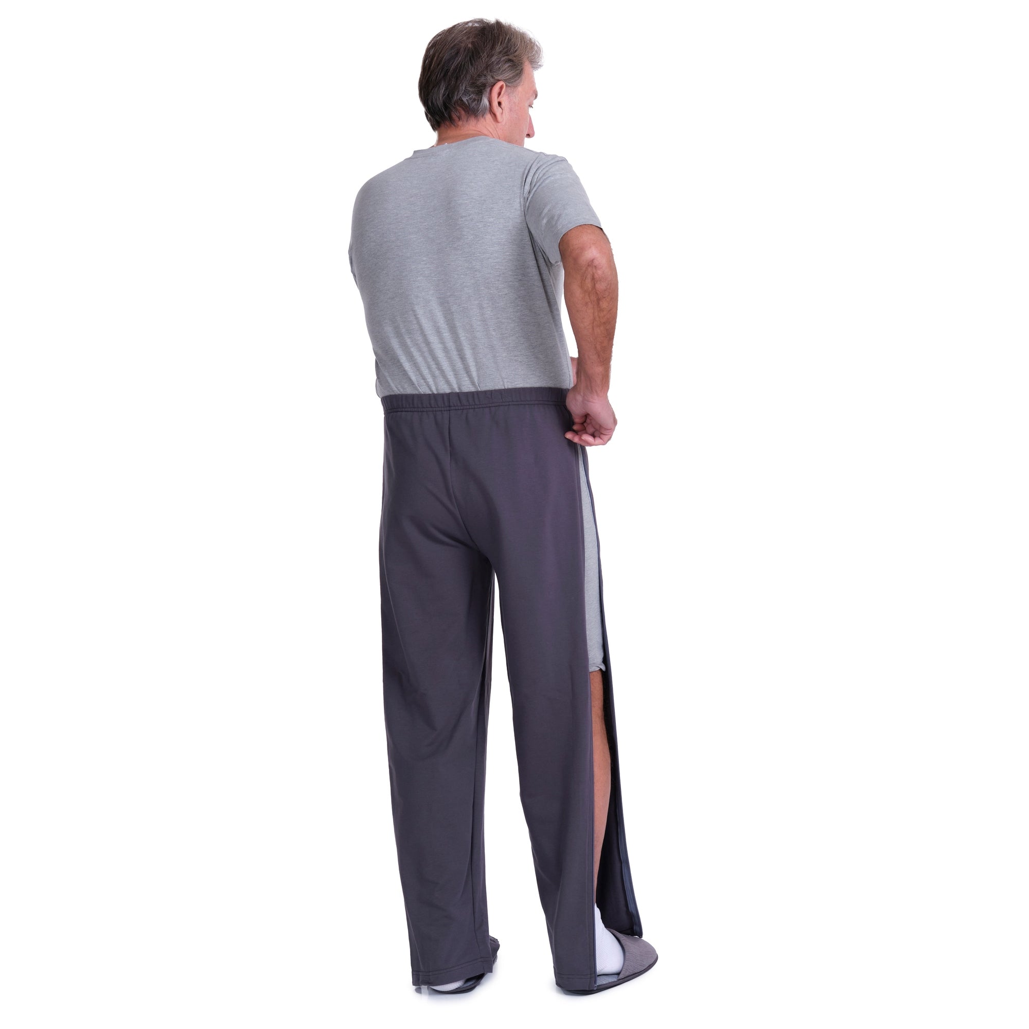 Post-operative rehabilitation trousers with zips on both sides - Morbidezza 9038