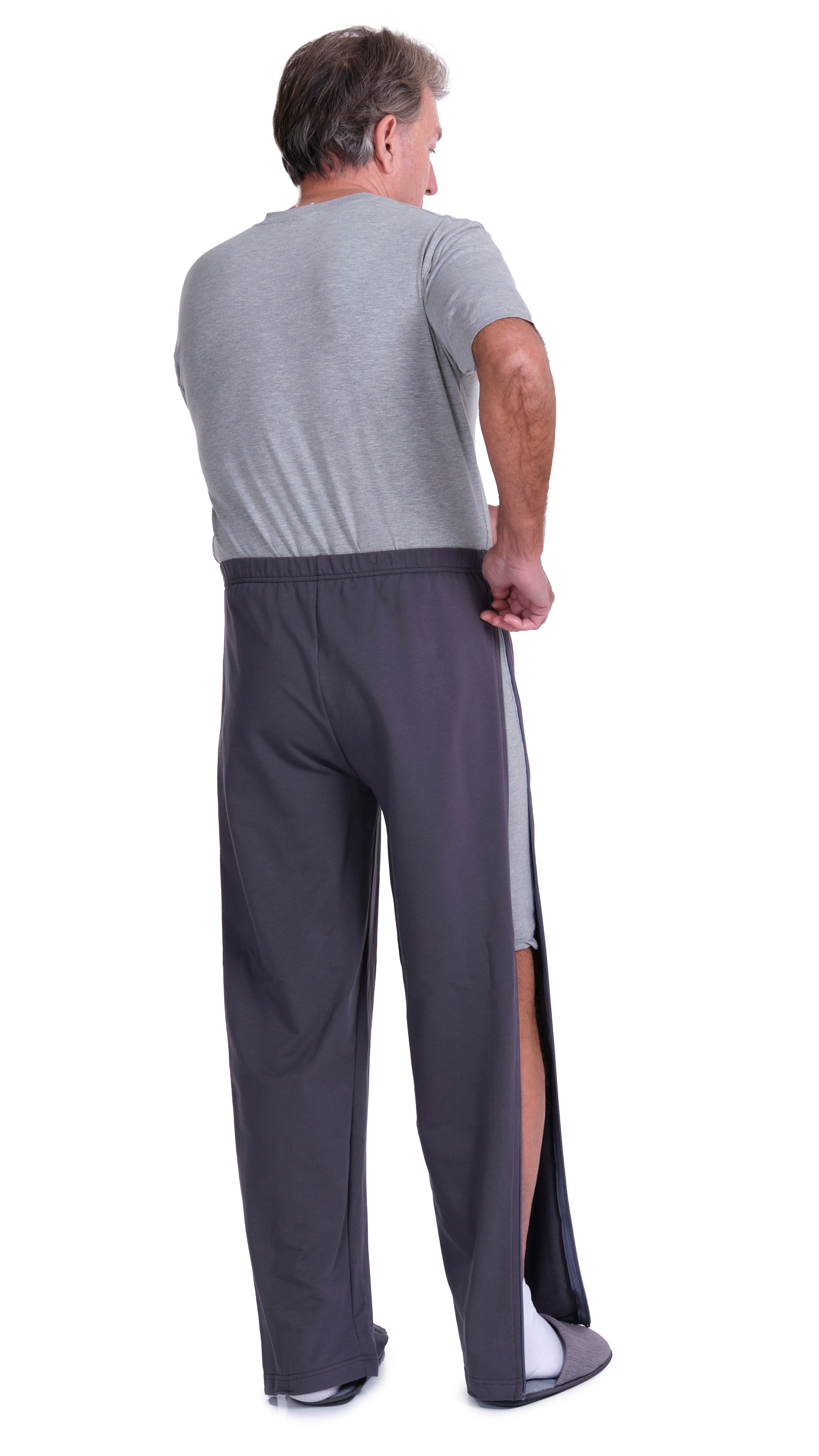 Post-operative rehabilitation trousers with zips on both sides - Morbidezza 9038