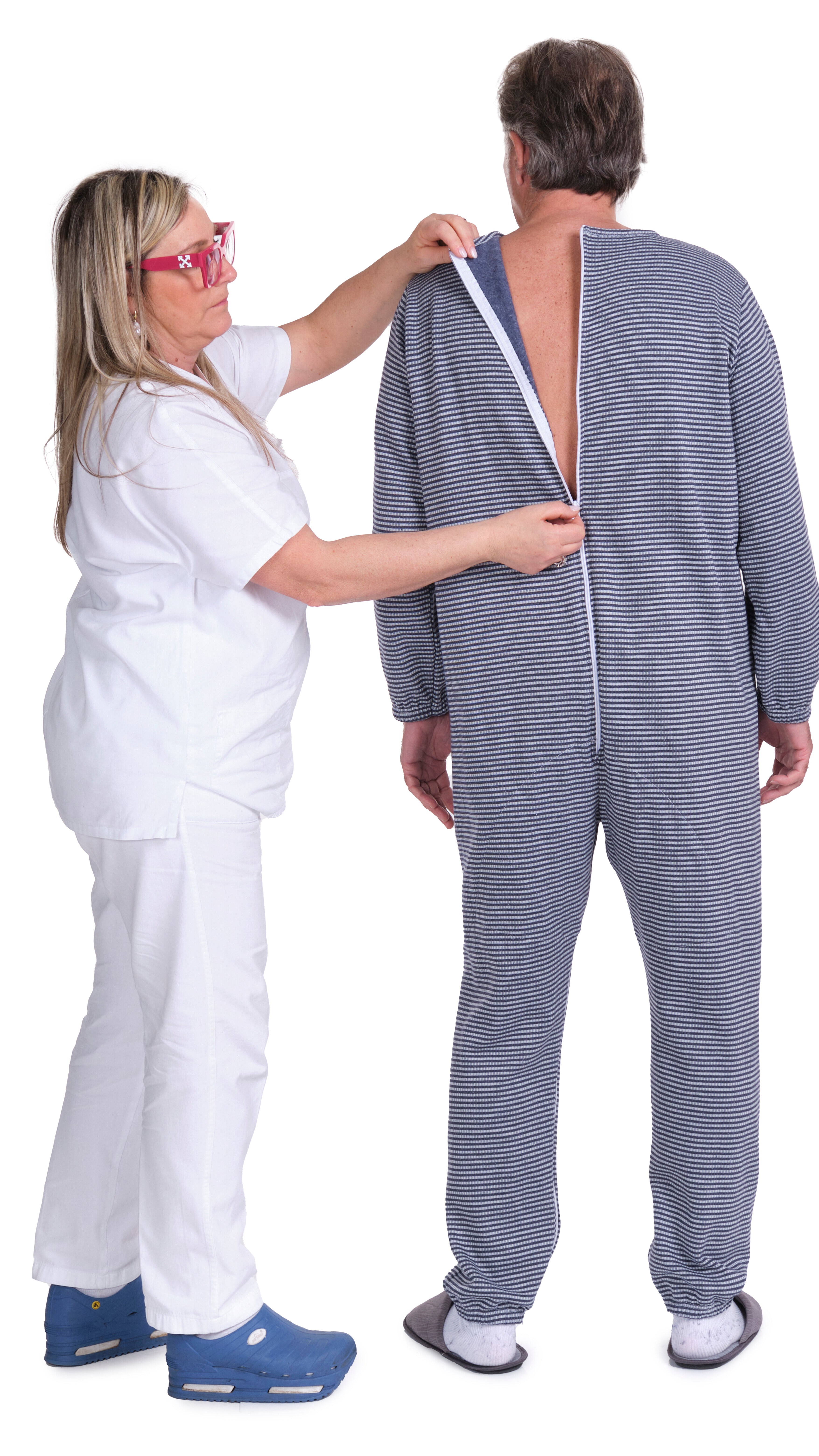 Adaptive Winter Onesie with Back & Inseam Zippers – 9014/2