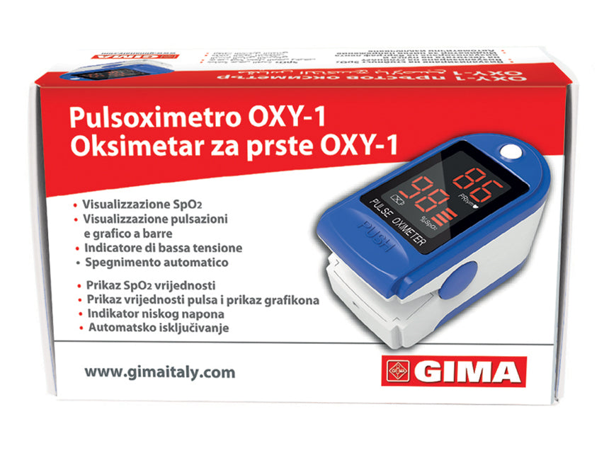 Pulse Oximeter OXY 1 Professional – Fingertip Oxygen Saturation & Heart Rate Monitor