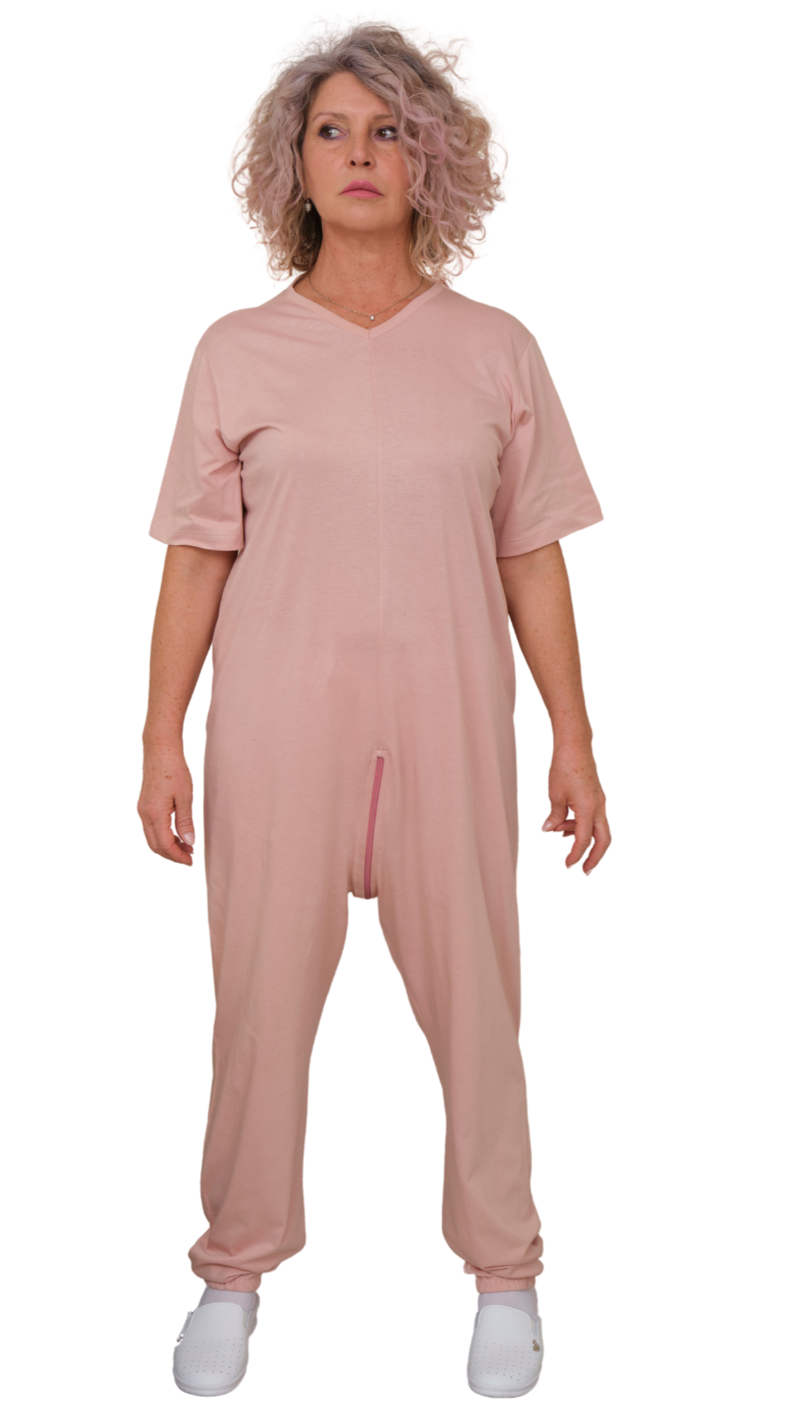 Short-sleeved medical pyjamas and long trousers - 9078 MC PL - Utilità