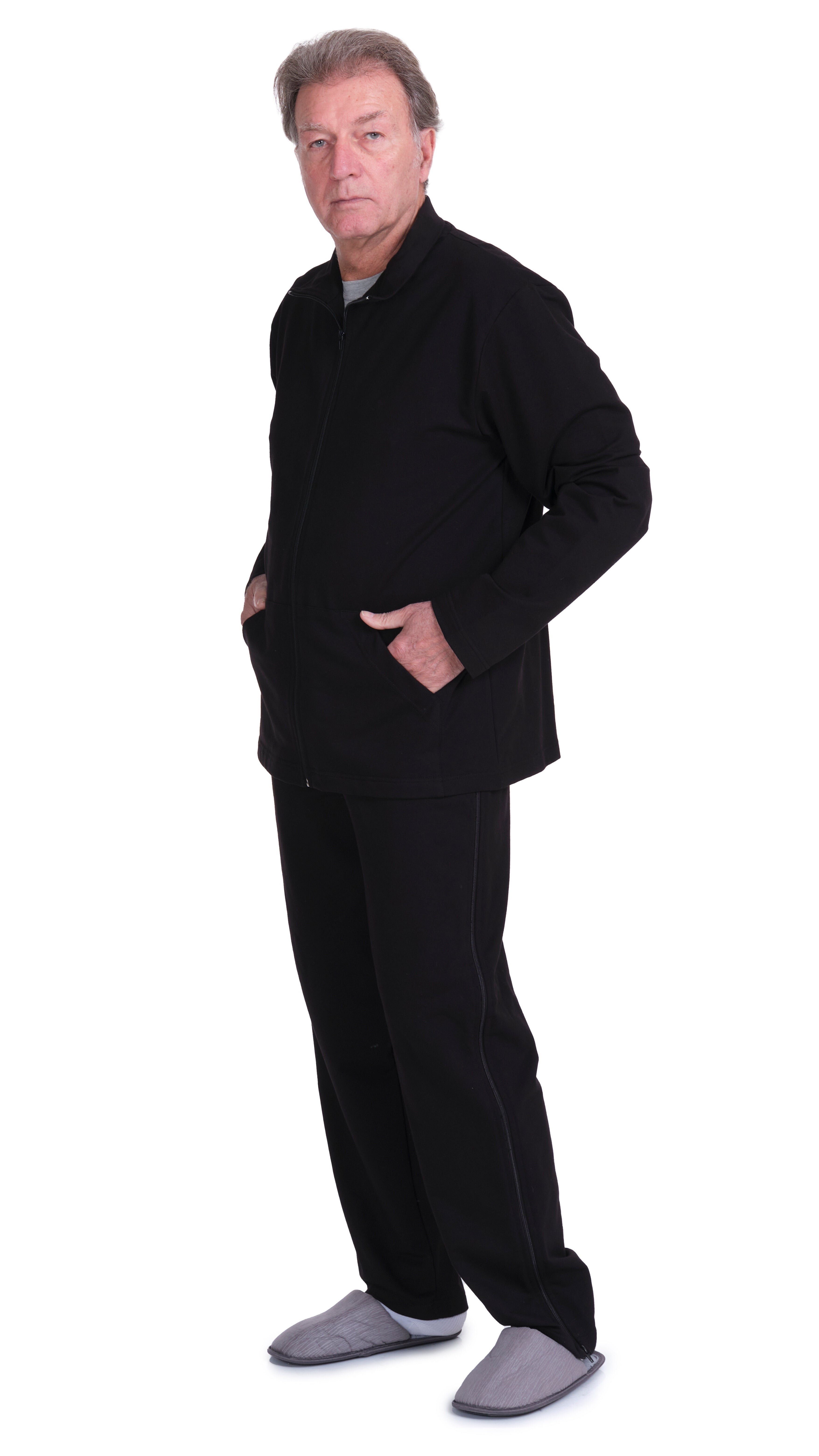 Tracksuit for rehabilitation exercises with side opening - Melodia