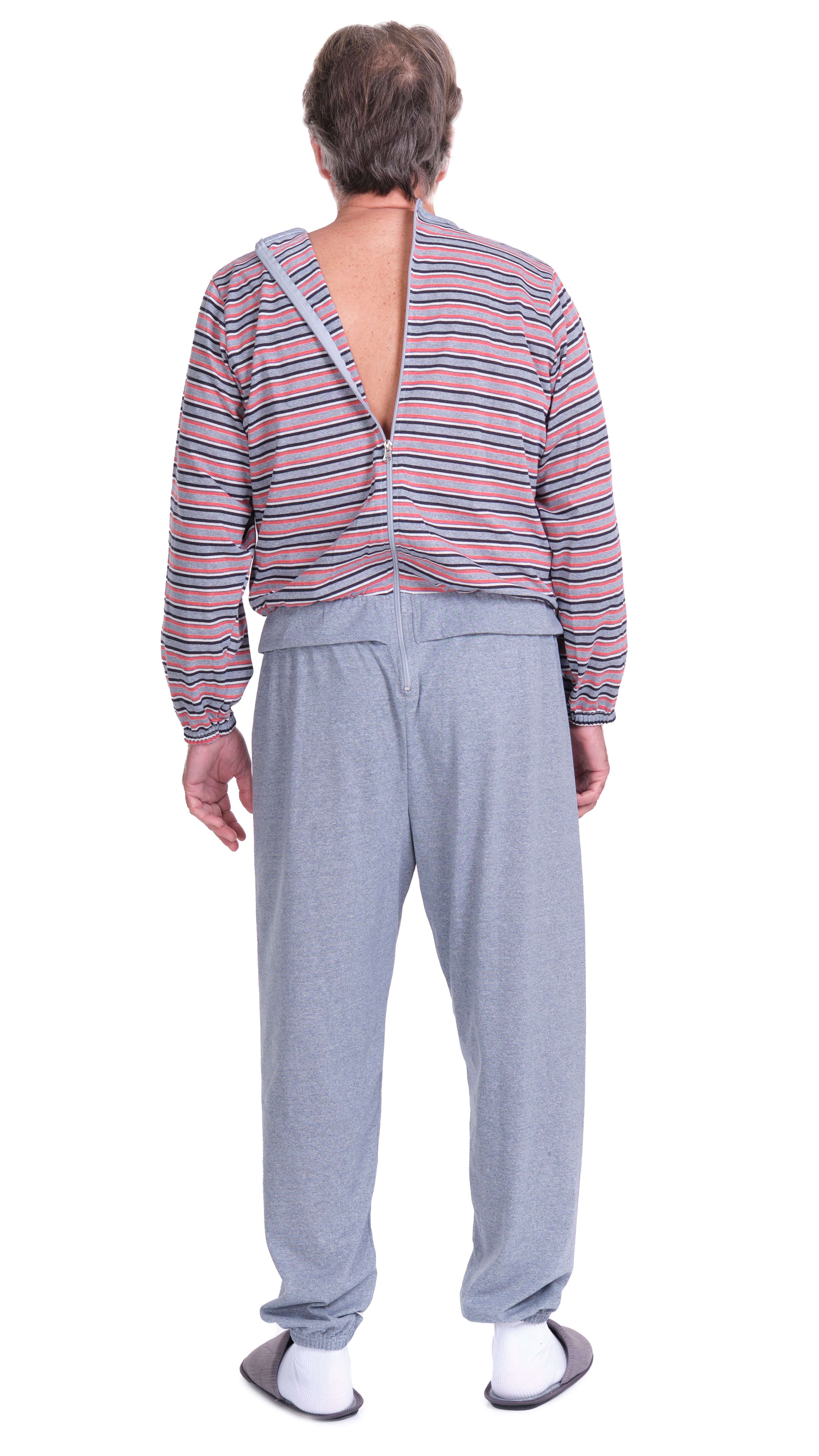One-piece Pyjamas with rear zip fastening