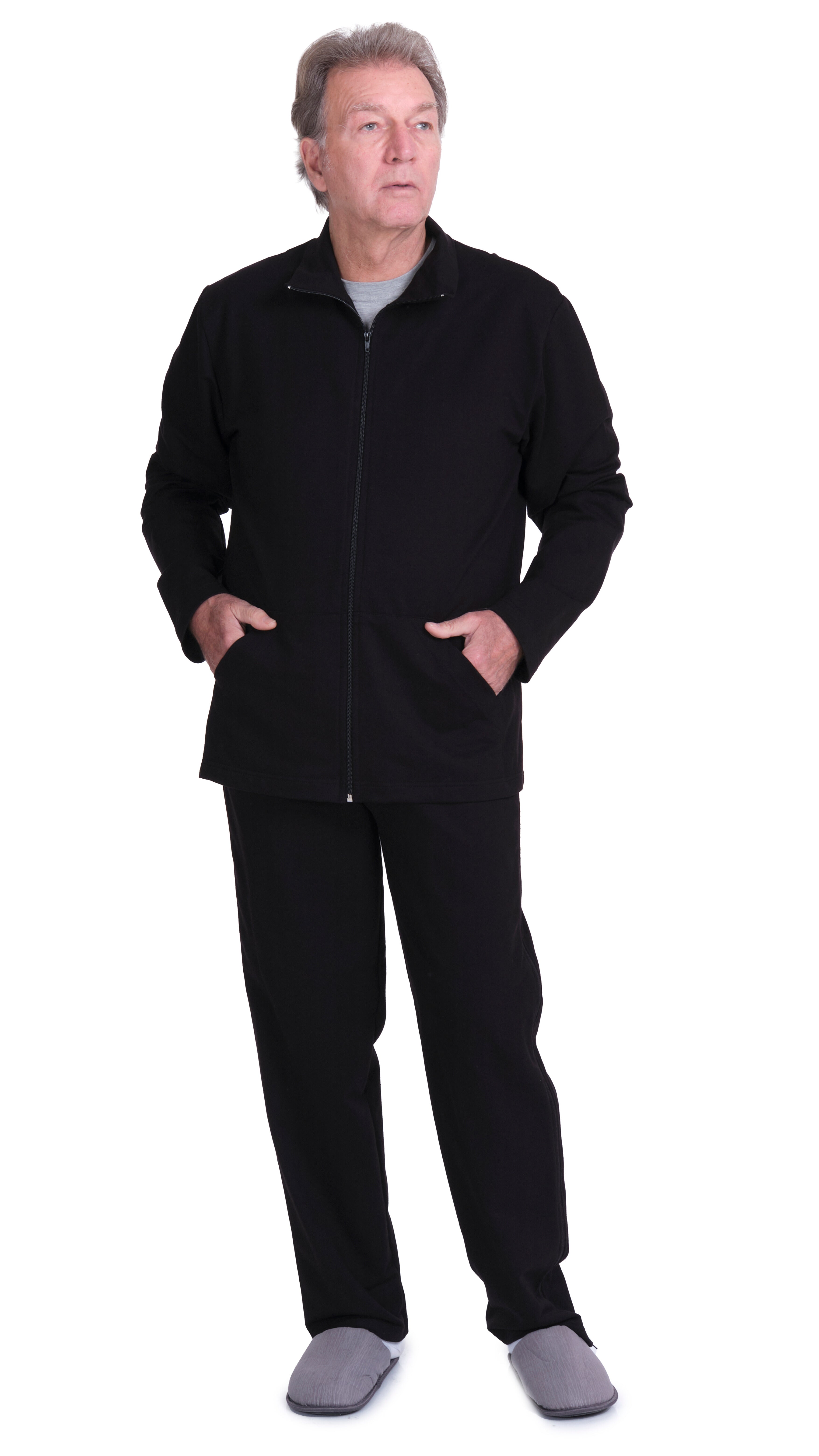 Tracksuit for rehabilitation exercises with side opening - Melodia