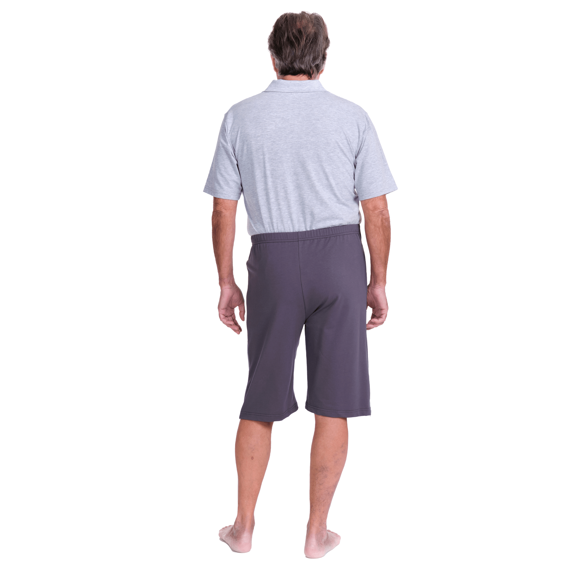 Rehabilitation Shorts – Model 9018-B – Full Side Zipper Opening – Adaptive Pants for Therapy & Recovery