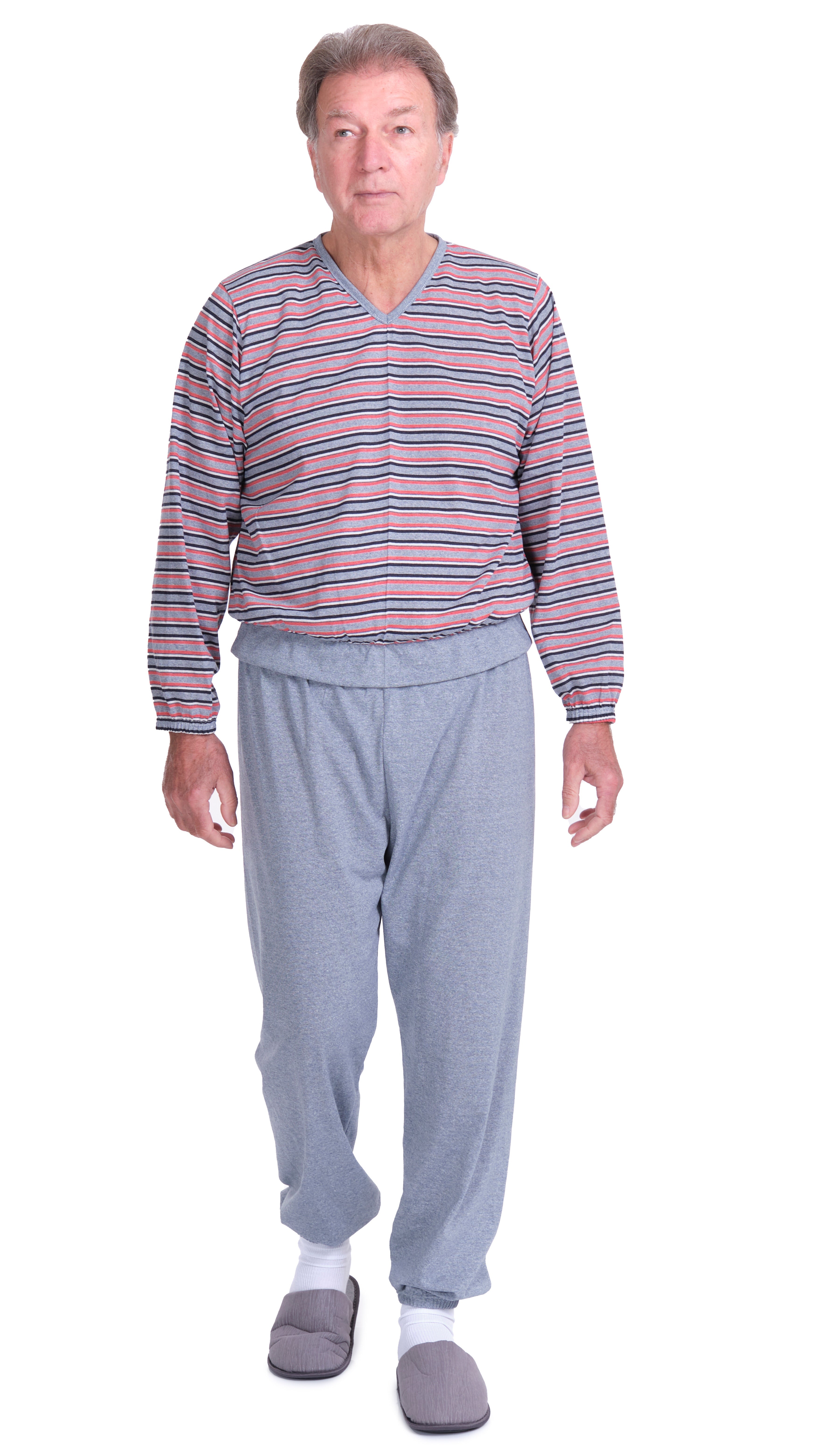 One-piece Pyjamas with rear zip fastening