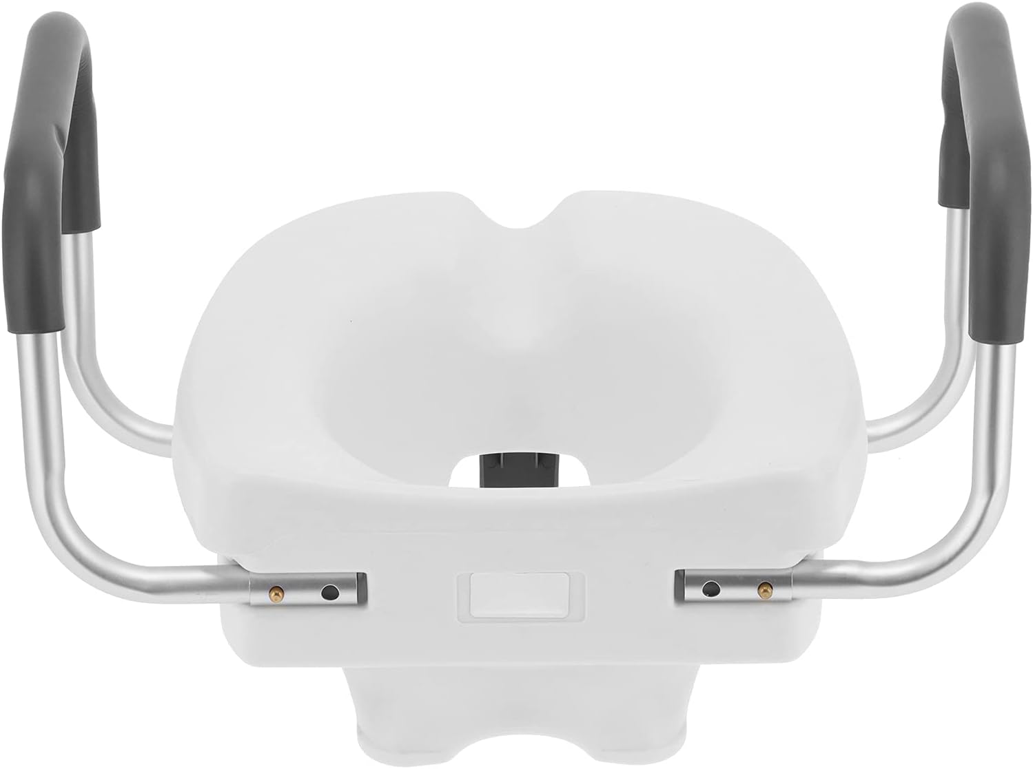 Raised Toilet Seat with Armrests — Universal Adjustable Fit, 16 cm Height, Elderly & Mobility Support