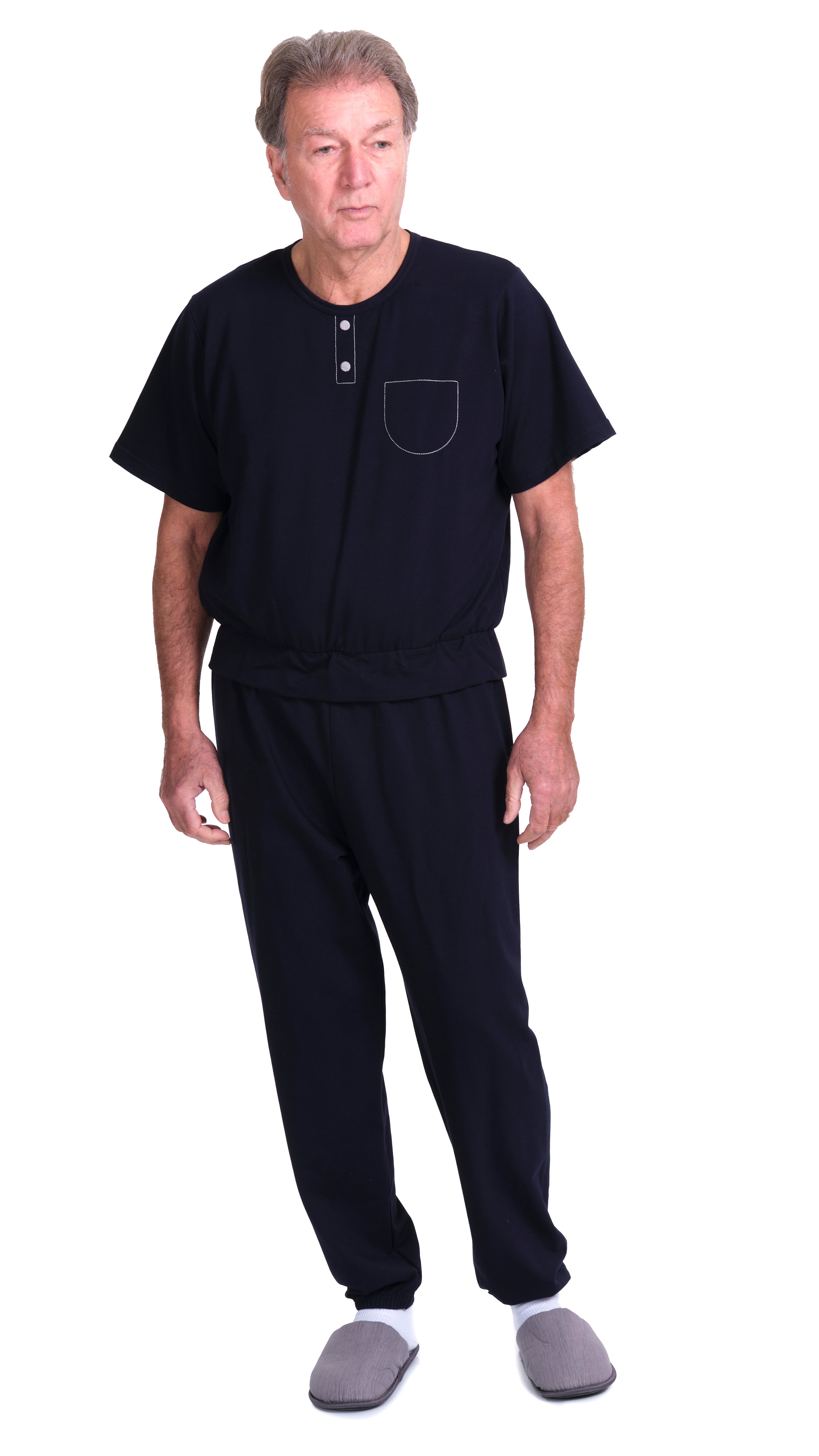 Pyjamas Onesie Adaptive Clothing - Short-sleeved - Bacio