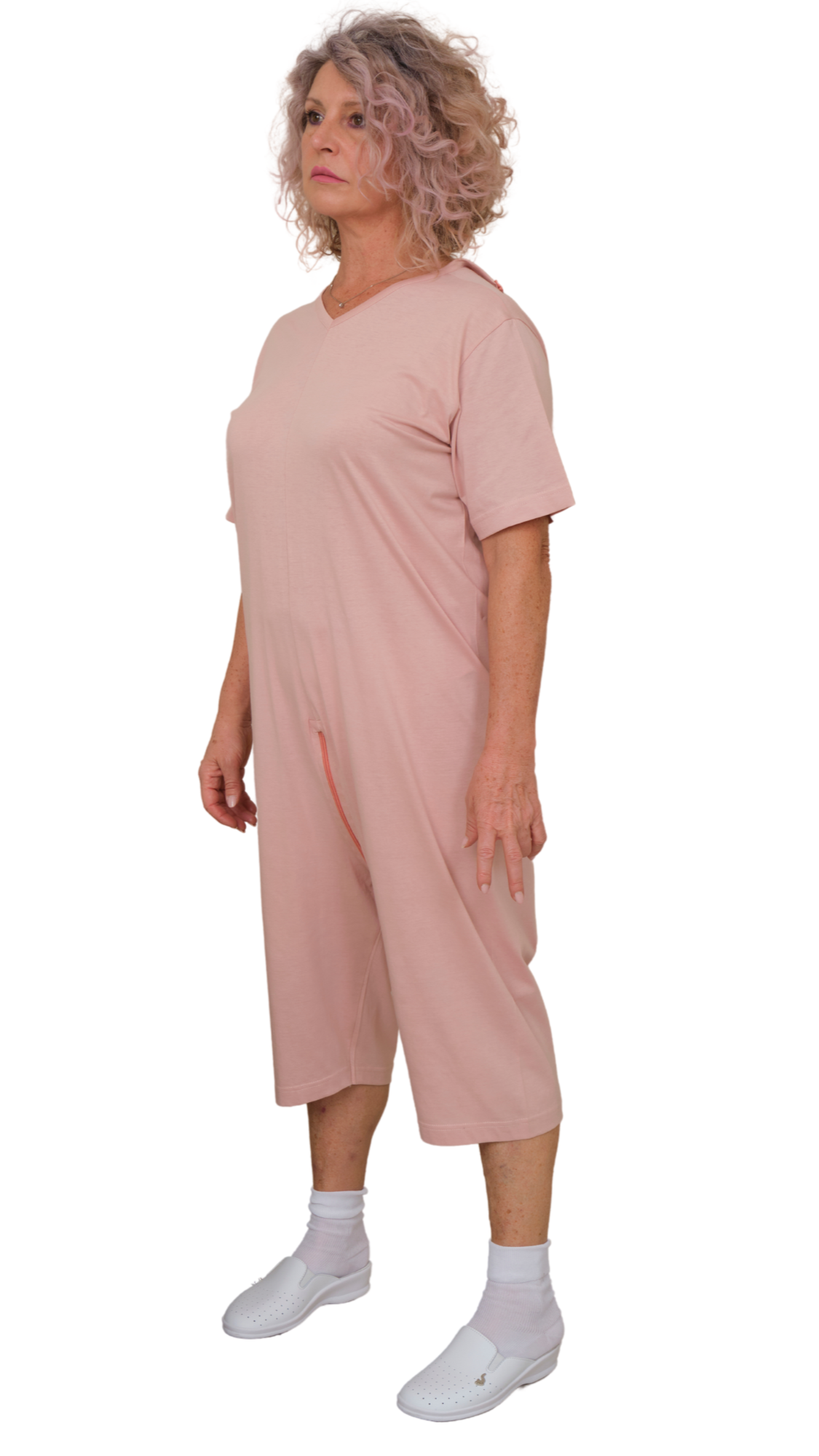 Geriatric pyjamas with back closure, adaptive clothing for Alzheimer's and dementia - 9078 MC PC