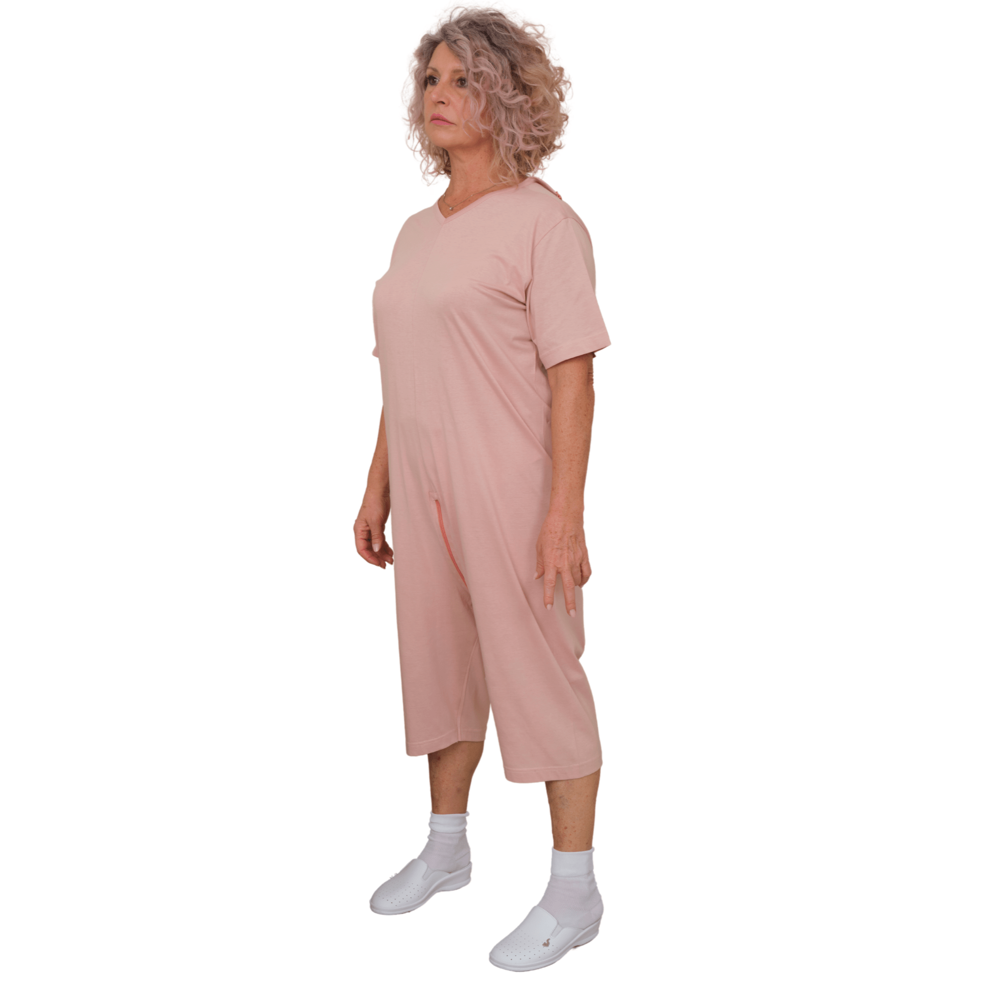 Geriatric pyjamas with back closure, adaptive clothing for Alzheimer's and dementia - 9078 MC PC