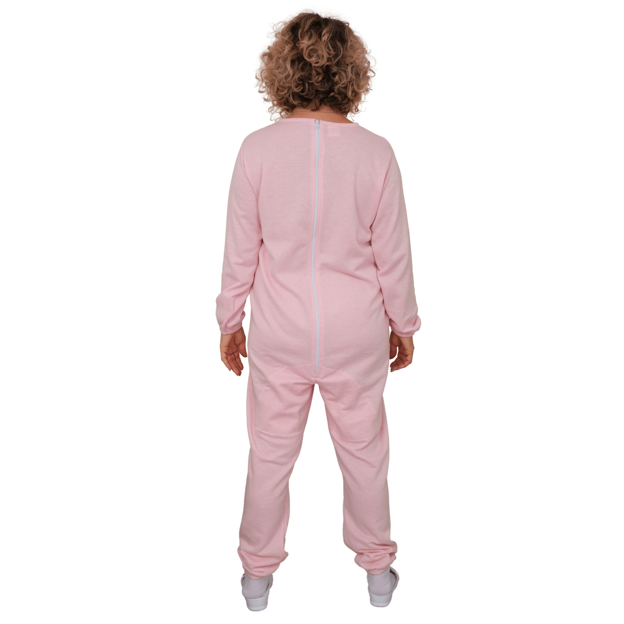 Long-sleeved Winter Pyjamas with Back Closure Anti Strip Adaptive Clothing - 9014/1