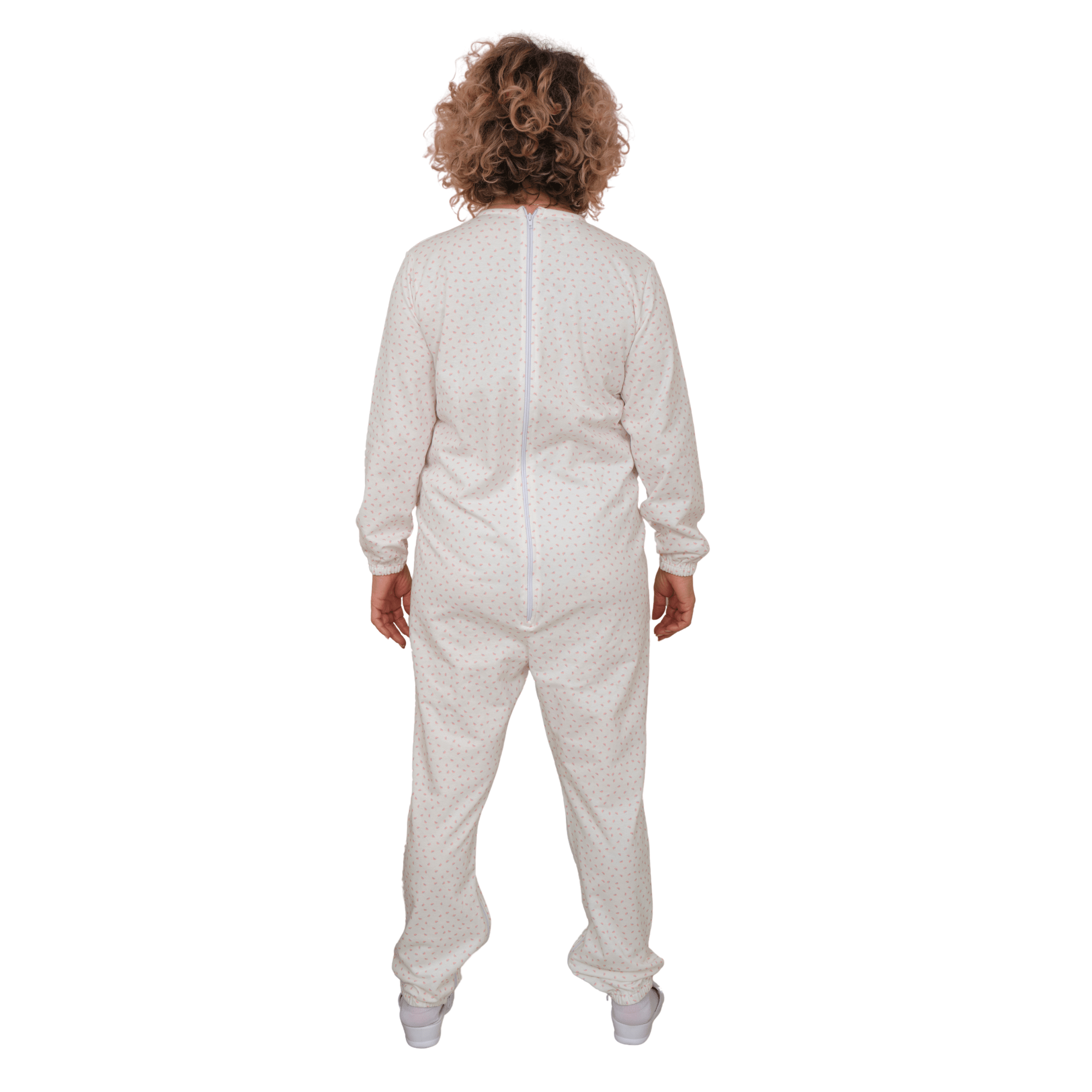 Winter Anti Strip Pajamas – Back & Inner Leg Zipper, Unisex, 100% Cotton 9012-F/2