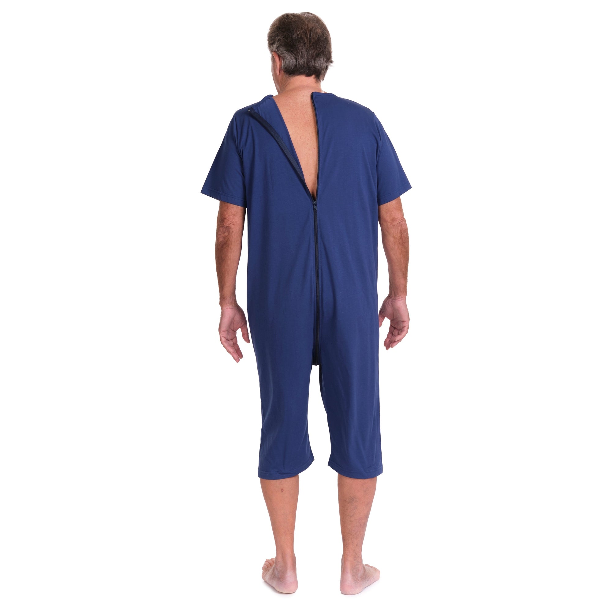 Geriatric pyjamas with back closure, adaptive clothing for Alzheimer's and dementia - 9078 MC PC
