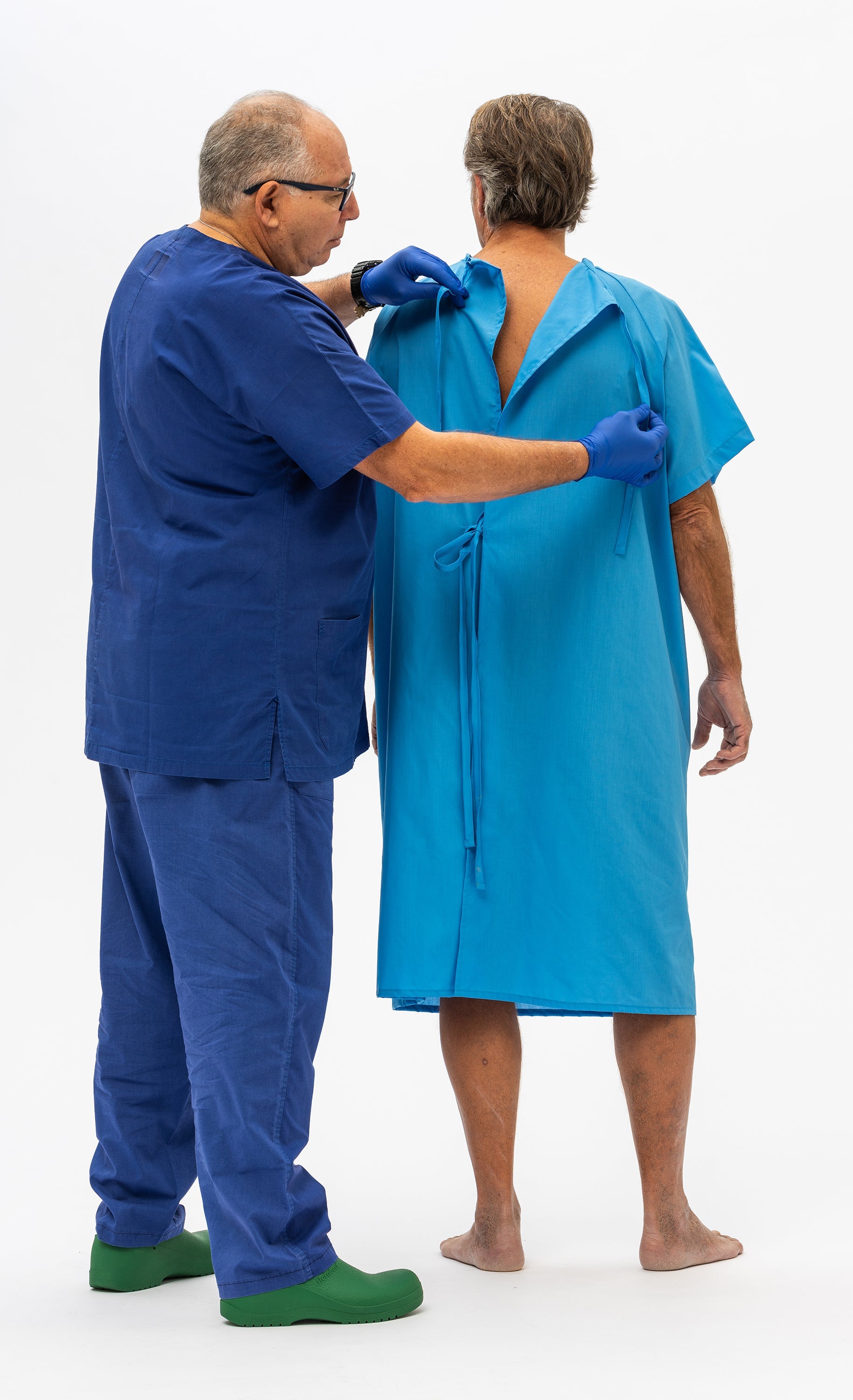 Pre/post-operative hospital gown for patients