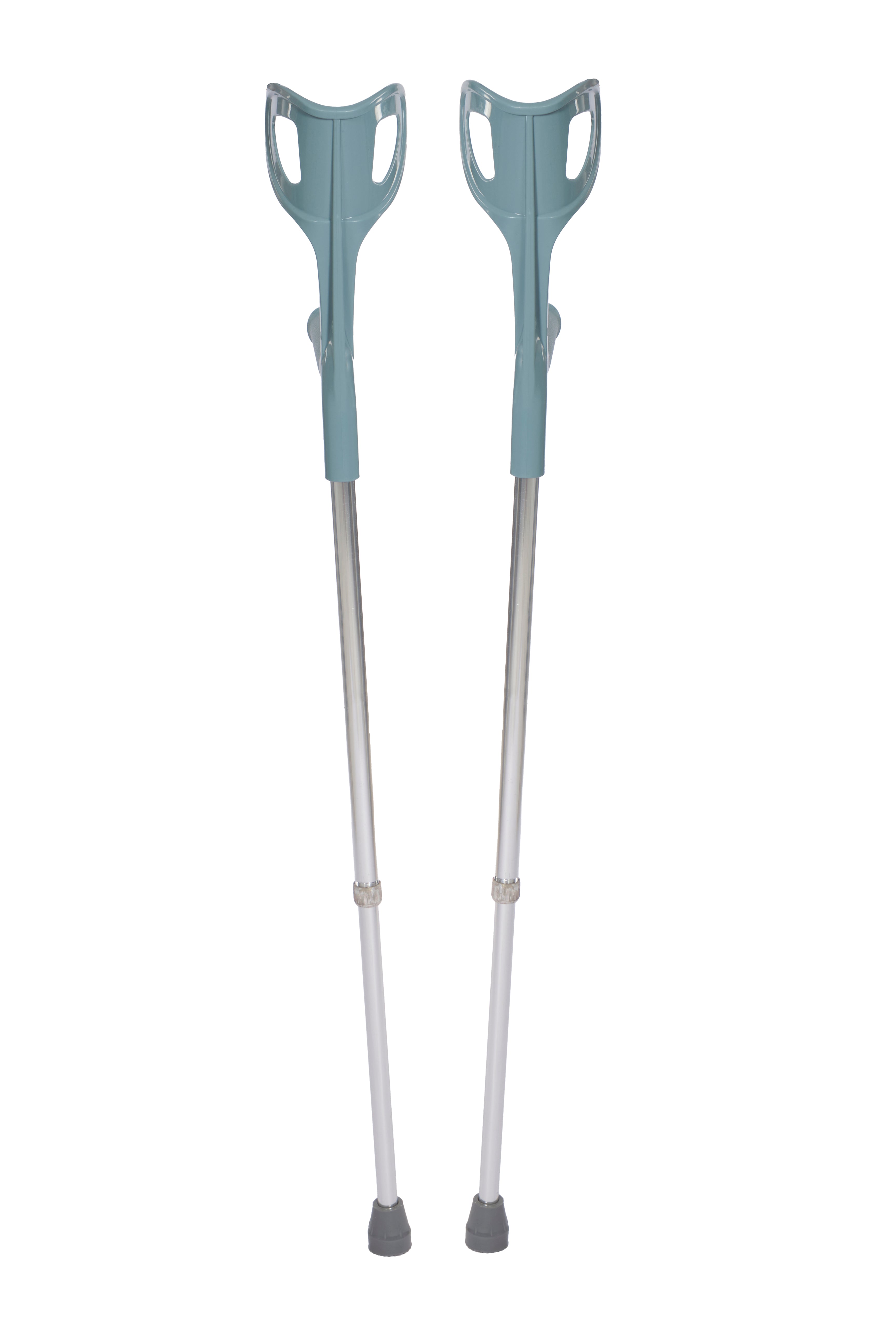 Forearm Crutches with Shock Absorber (Pair) – Adjustable Aluminum Mobility Aids