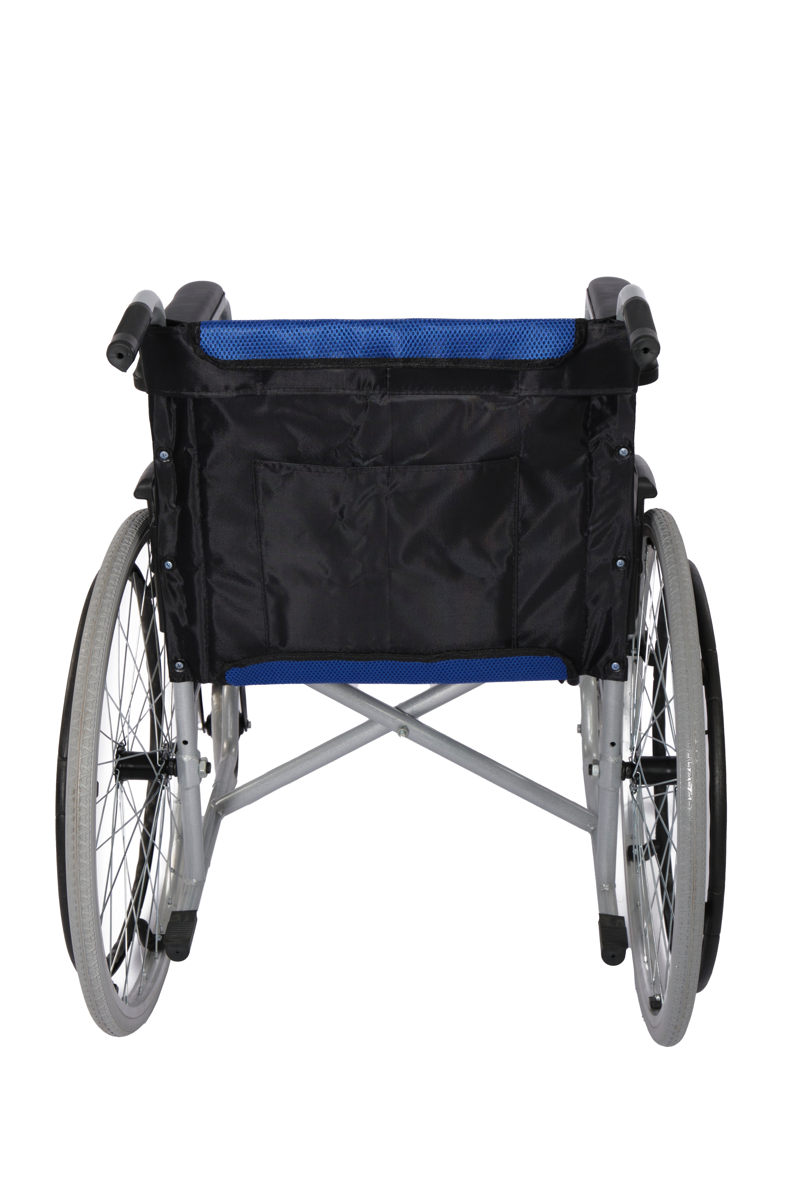 Wheelchair Agility Folding Orthopedic Steel – Lightweight, Self-Propelled, Comfortable, 110 kg Capacity