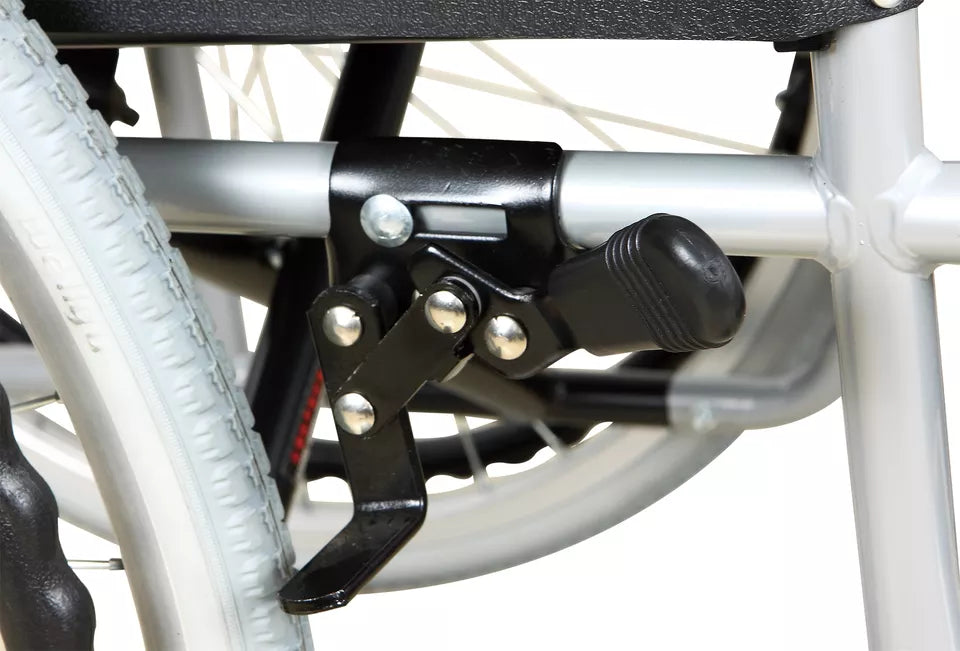 Wheelchair Agility Folding Orthopedic Steel – Lightweight, Self-Propelled, Comfortable, 110 kg Capacity