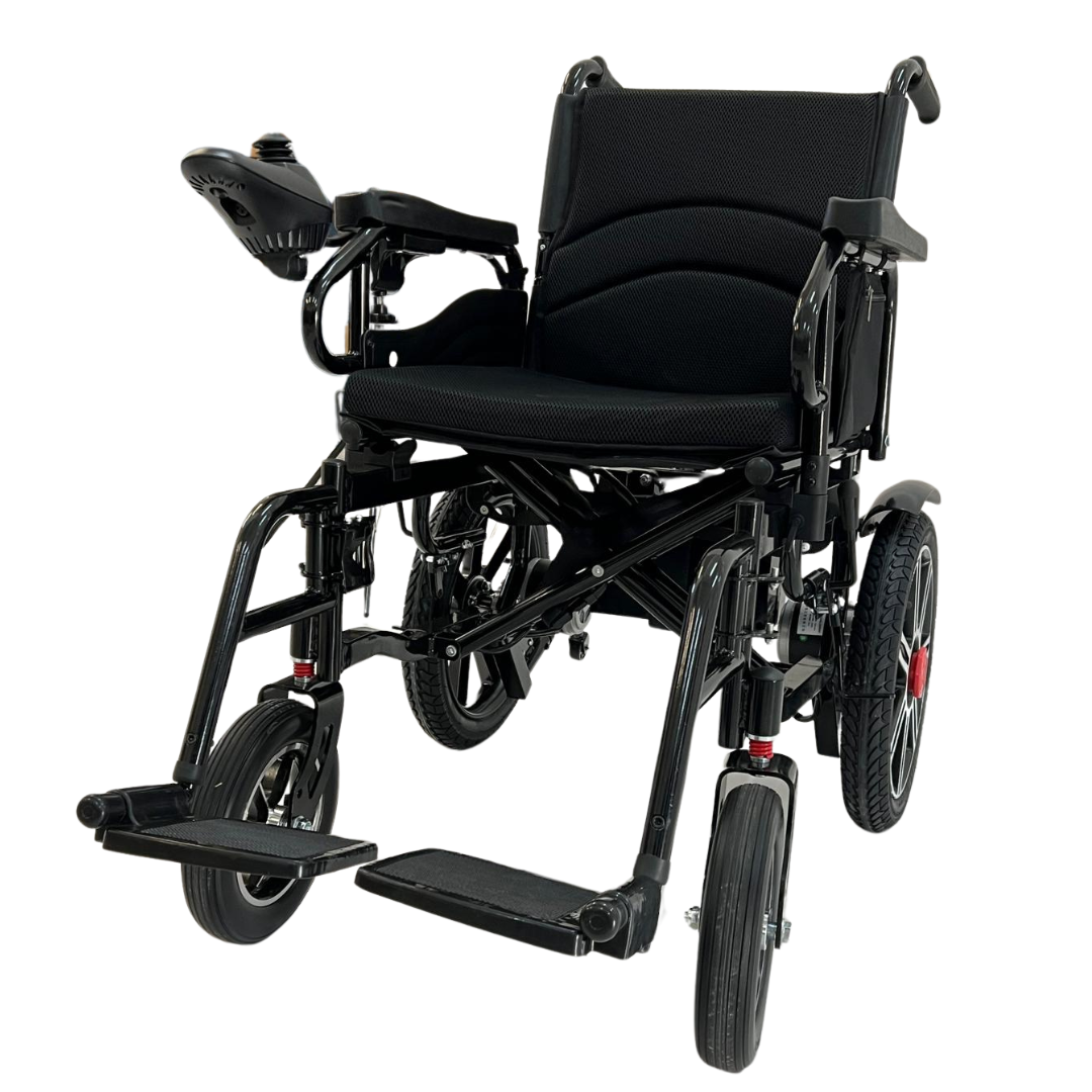 Electric Wheelchair – Foldable & Ergonomic – 20km Range – Heavy Duty Automatic Chair with Joystick Controller