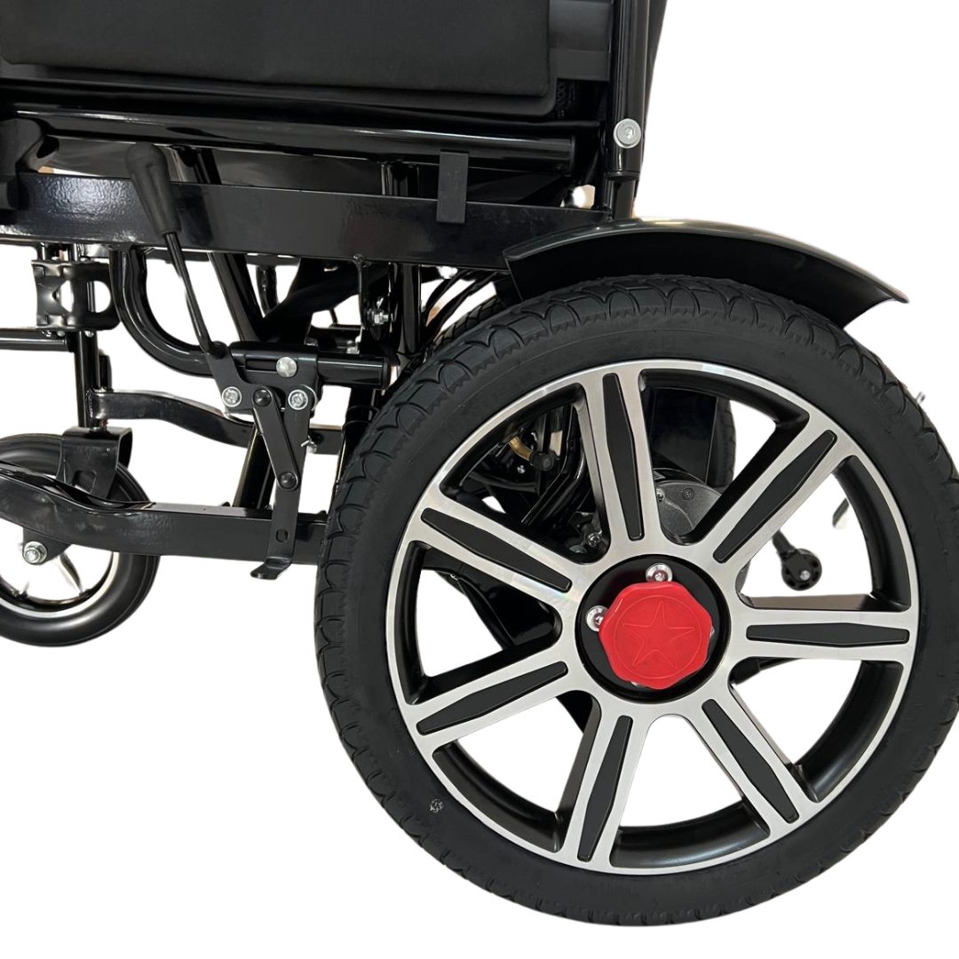 Electric Wheelchair – Foldable & Ergonomic – 20km Range – Heavy Duty Automatic Chair with Joystick Controller