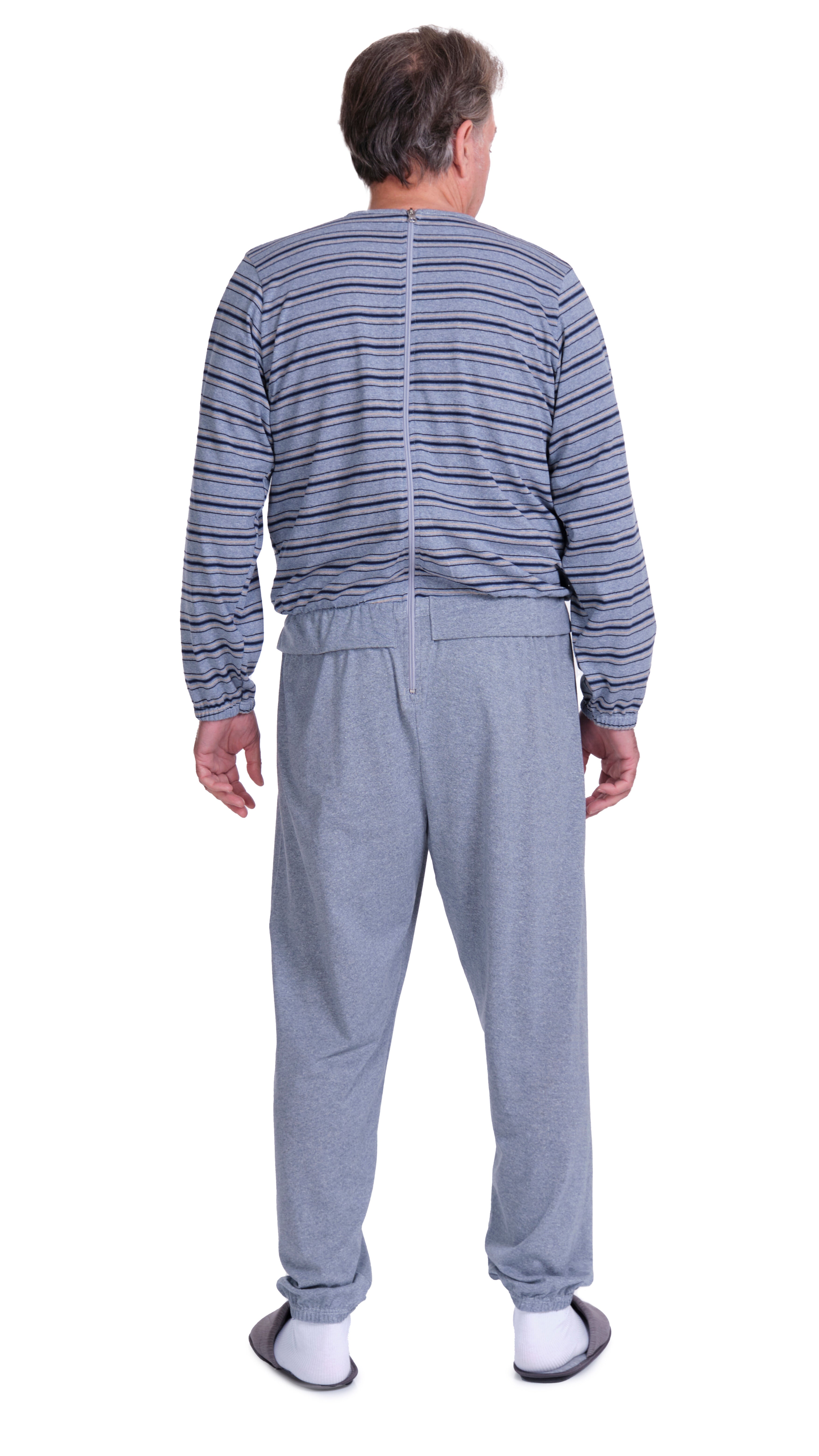 One-piece Pyjamas with rear zip fastening