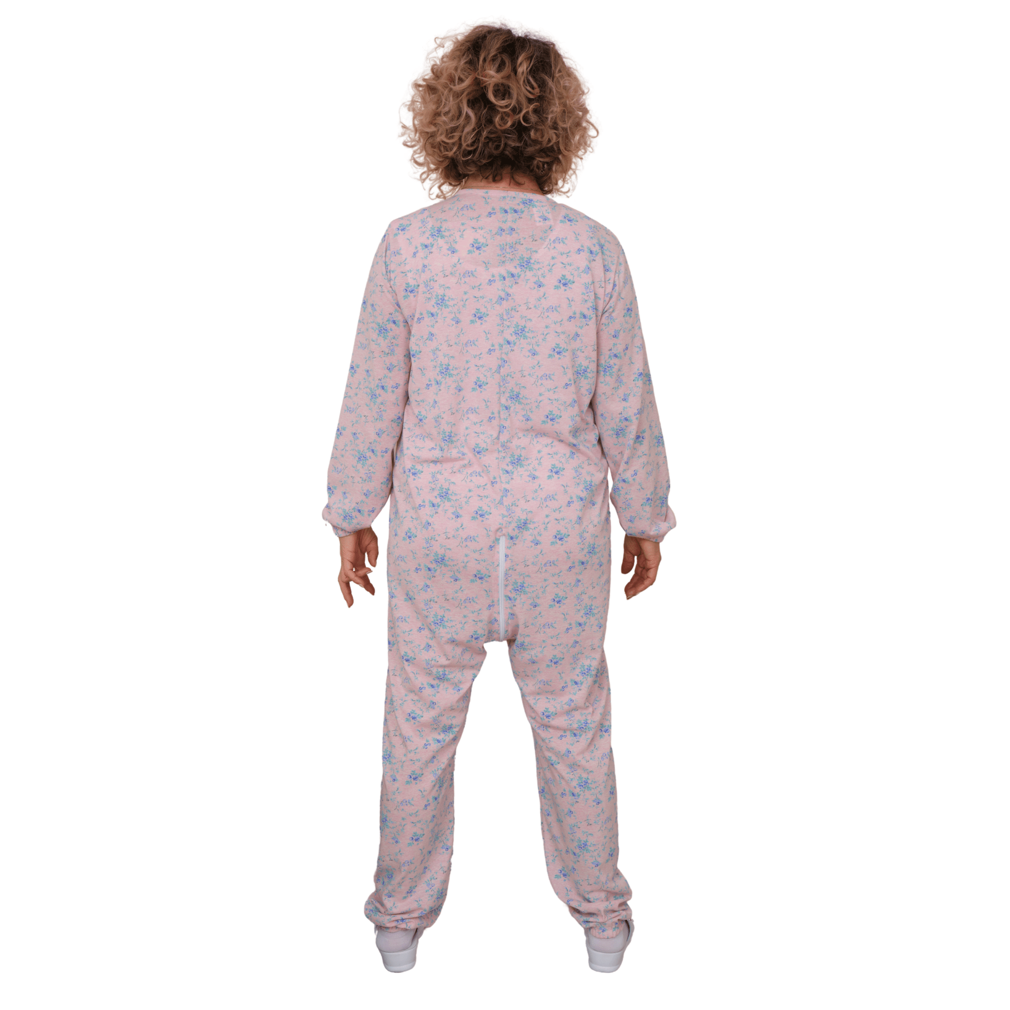 Adaptive Hospital Pyjamas – Model 9016 – Full Front Zipper – For Bedridden Patients, Incontinence & Post-Surgery Care