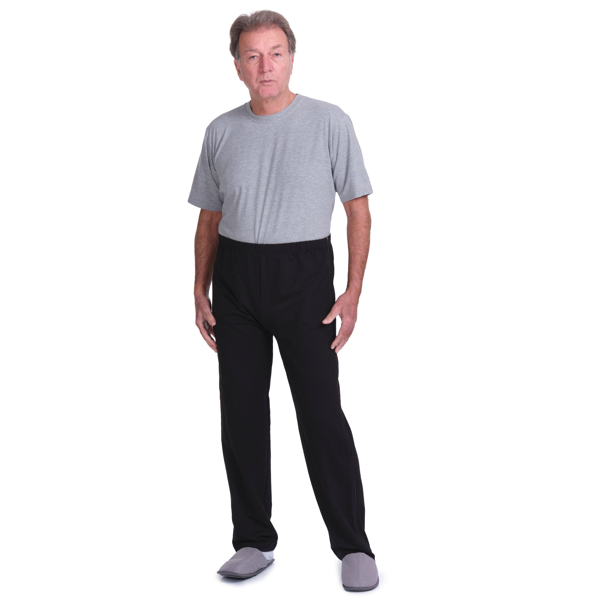 Post-operative rehabilitation trousers with zips on both sides - Morbidezza 9038