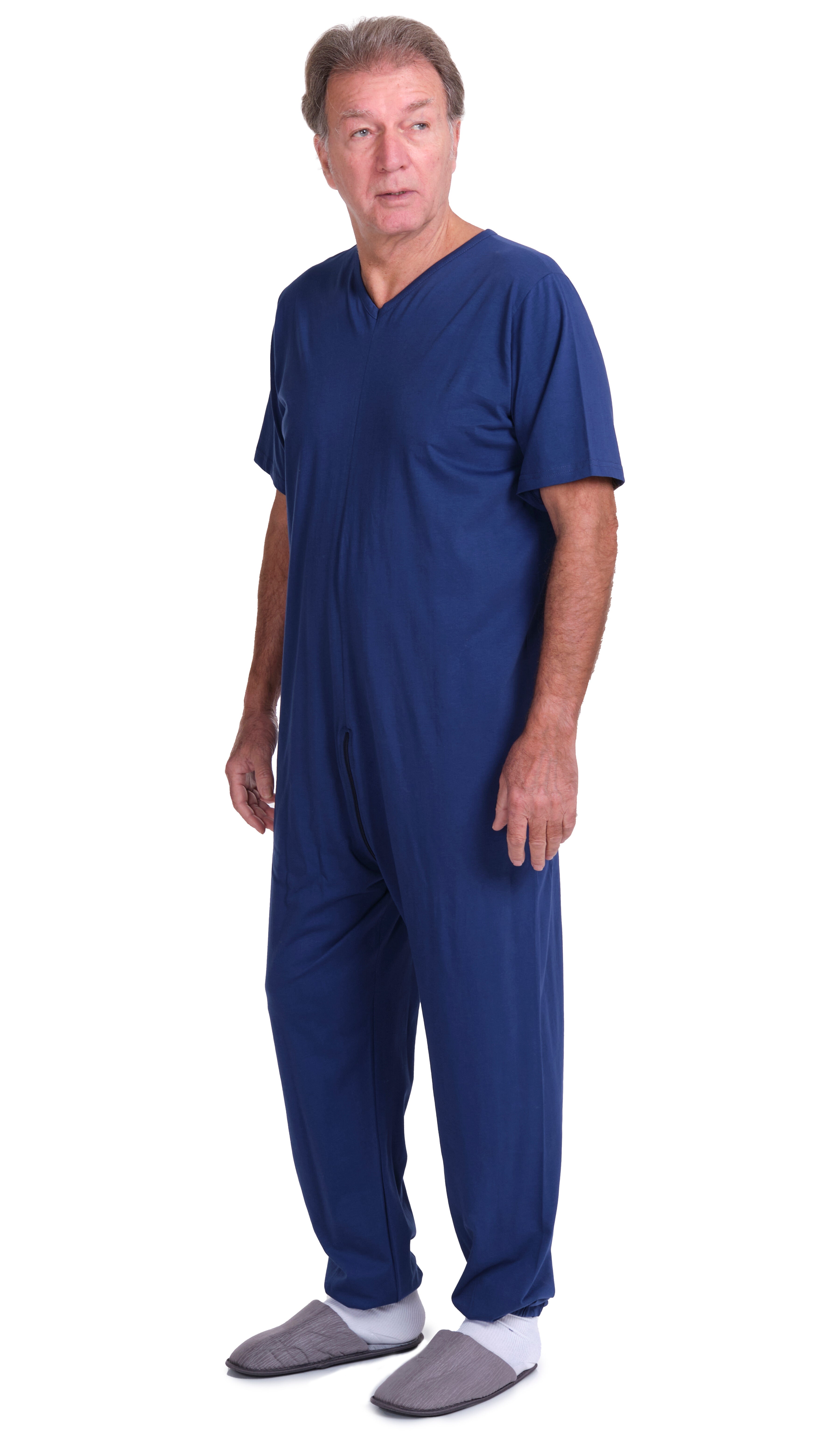 Short-sleeved medical pyjamas and long trousers - 9078 MC PL - Utilità