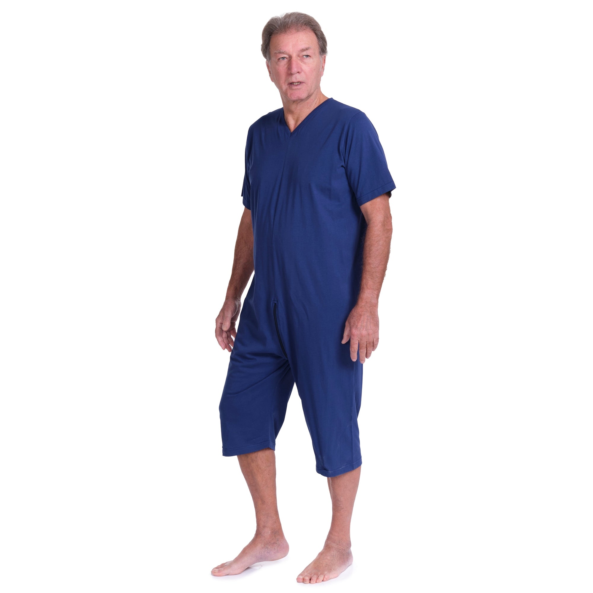 Geriatric pyjamas with back closure, adaptive clothing for Alzheimer's and dementia - 9078 MC PC