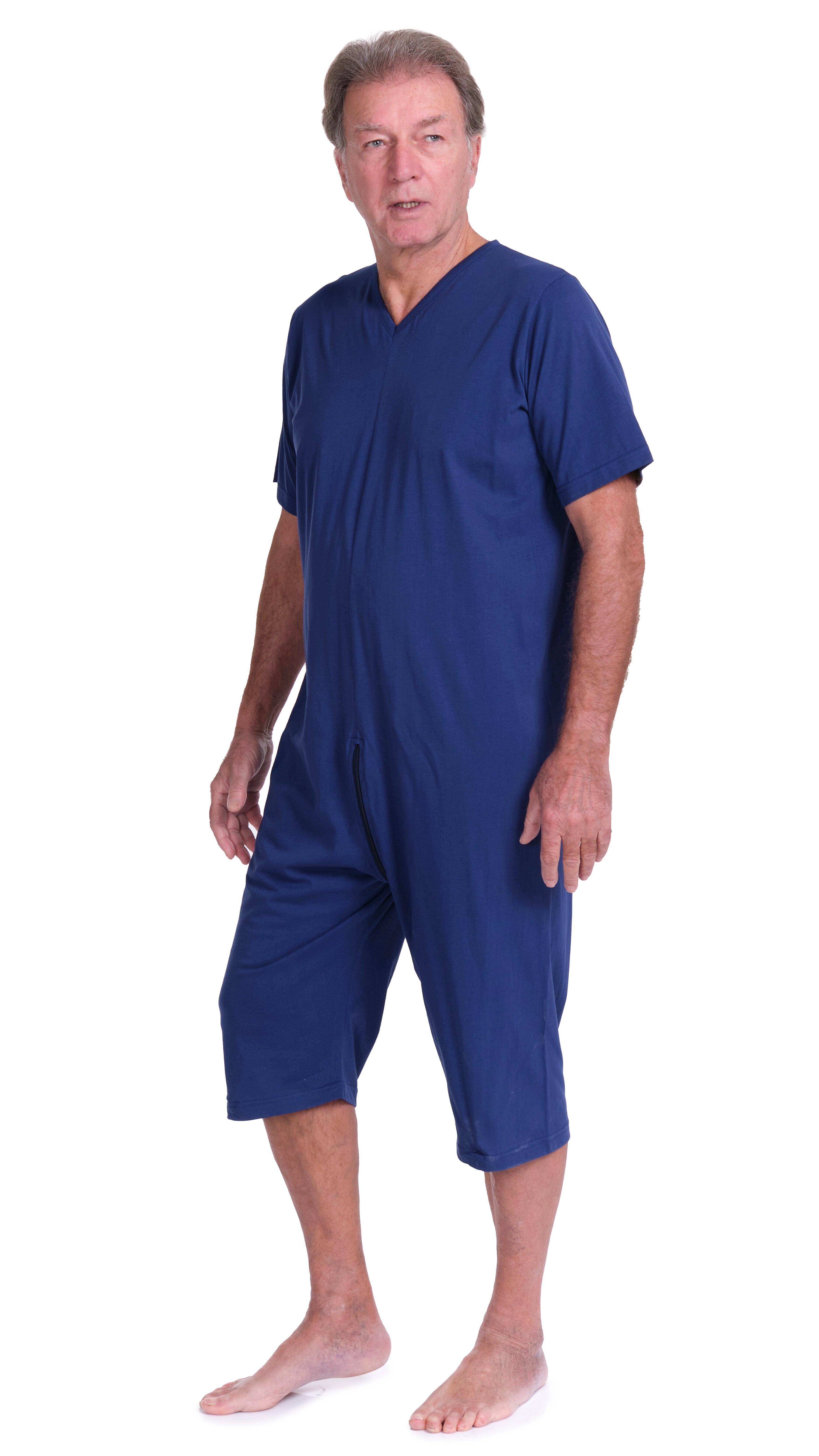 Geriatric pyjamas with back closure, adaptive clothing for Alzheimer's and dementia - 9078 MC PC