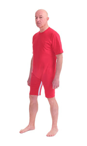 Cotton Crew Neck Medical Bodysuit - 9076