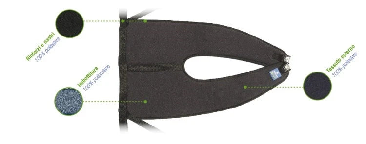 Padded Wheelchair Safety Belt with Leg Divider – Adjustable, Quick-Release, Universal Fit