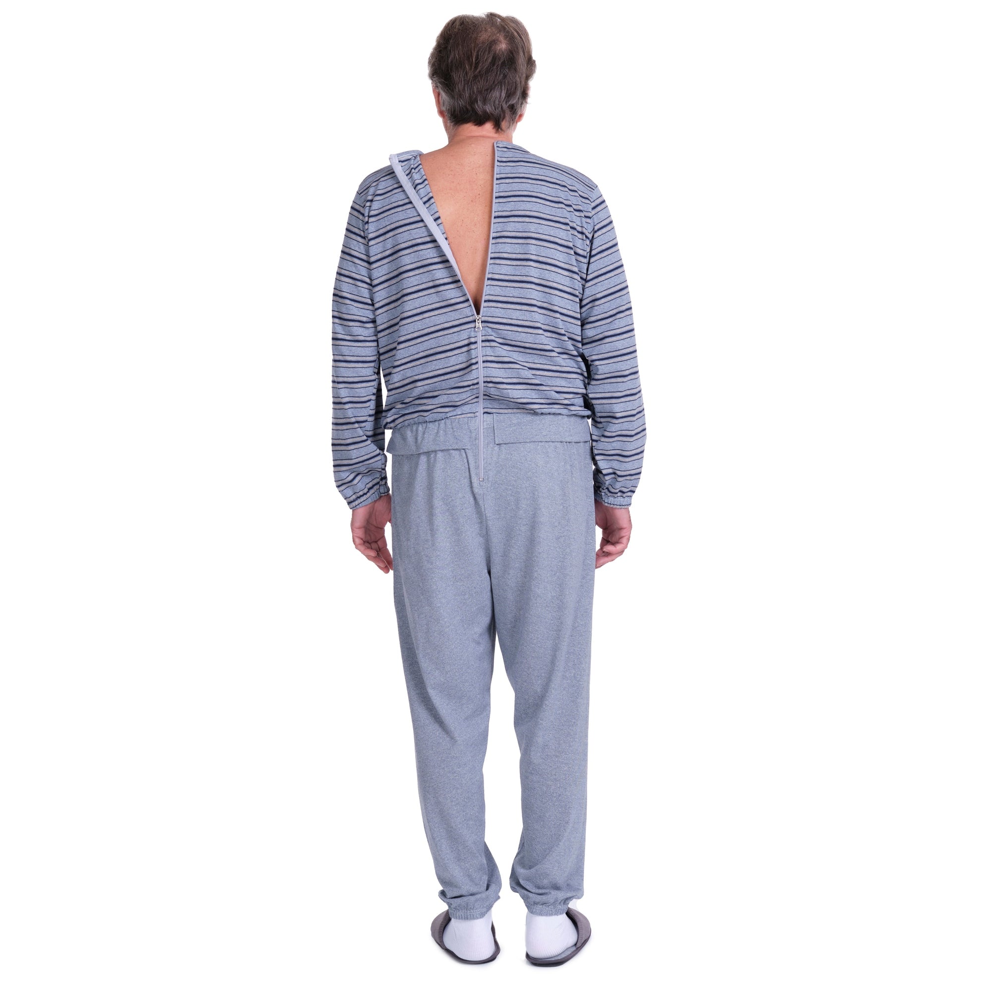 One-piece Pyjamas with rear zip fastening