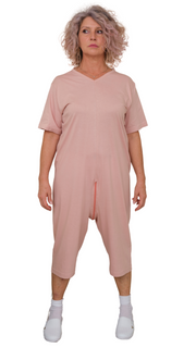 Geriatric pyjamas with back closure, adaptive clothing for Alzheimer's and dementia - 9078 MC PC