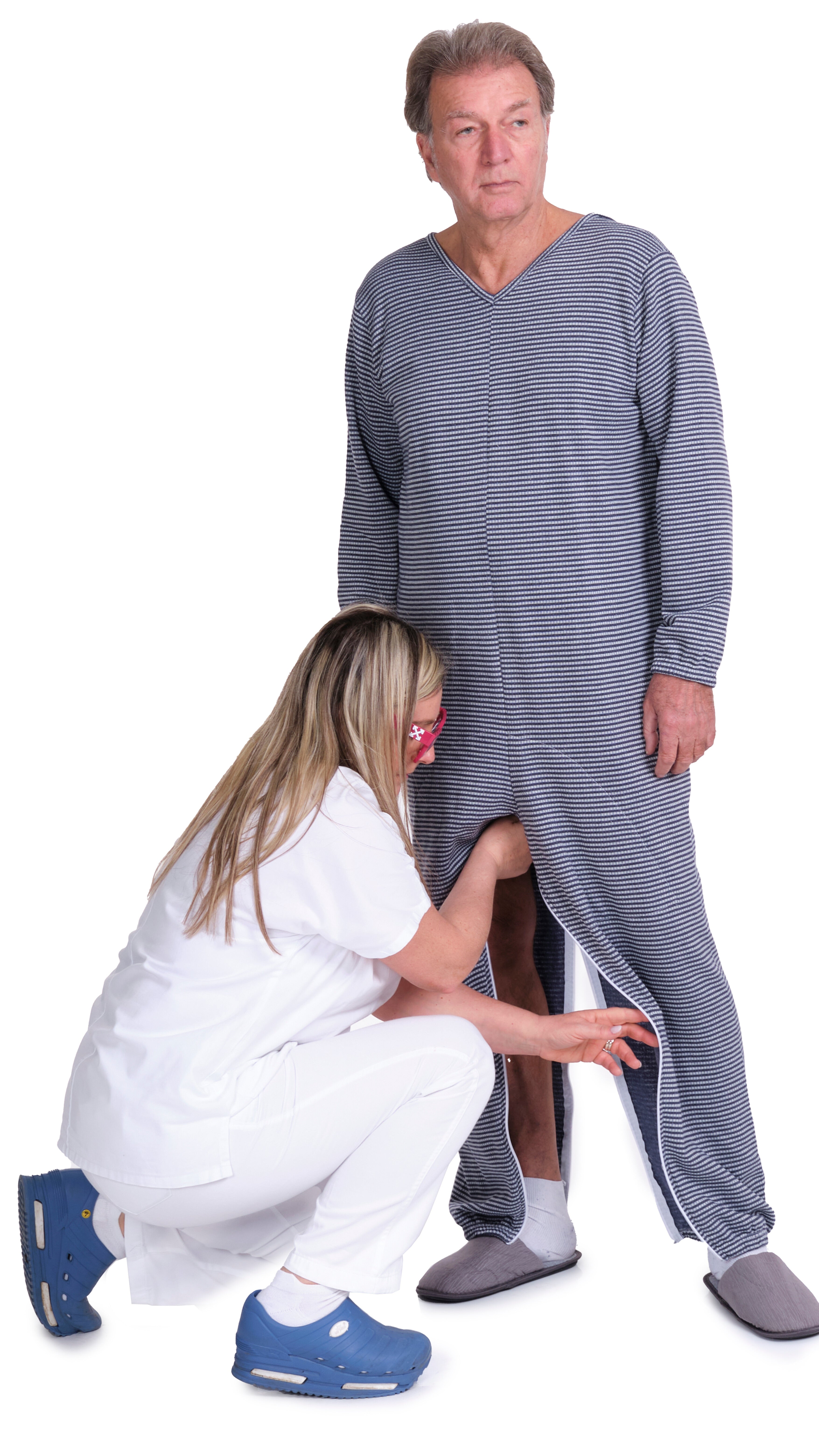 Adaptive Winter Onesie with Back & Inseam Zippers – 9014/2