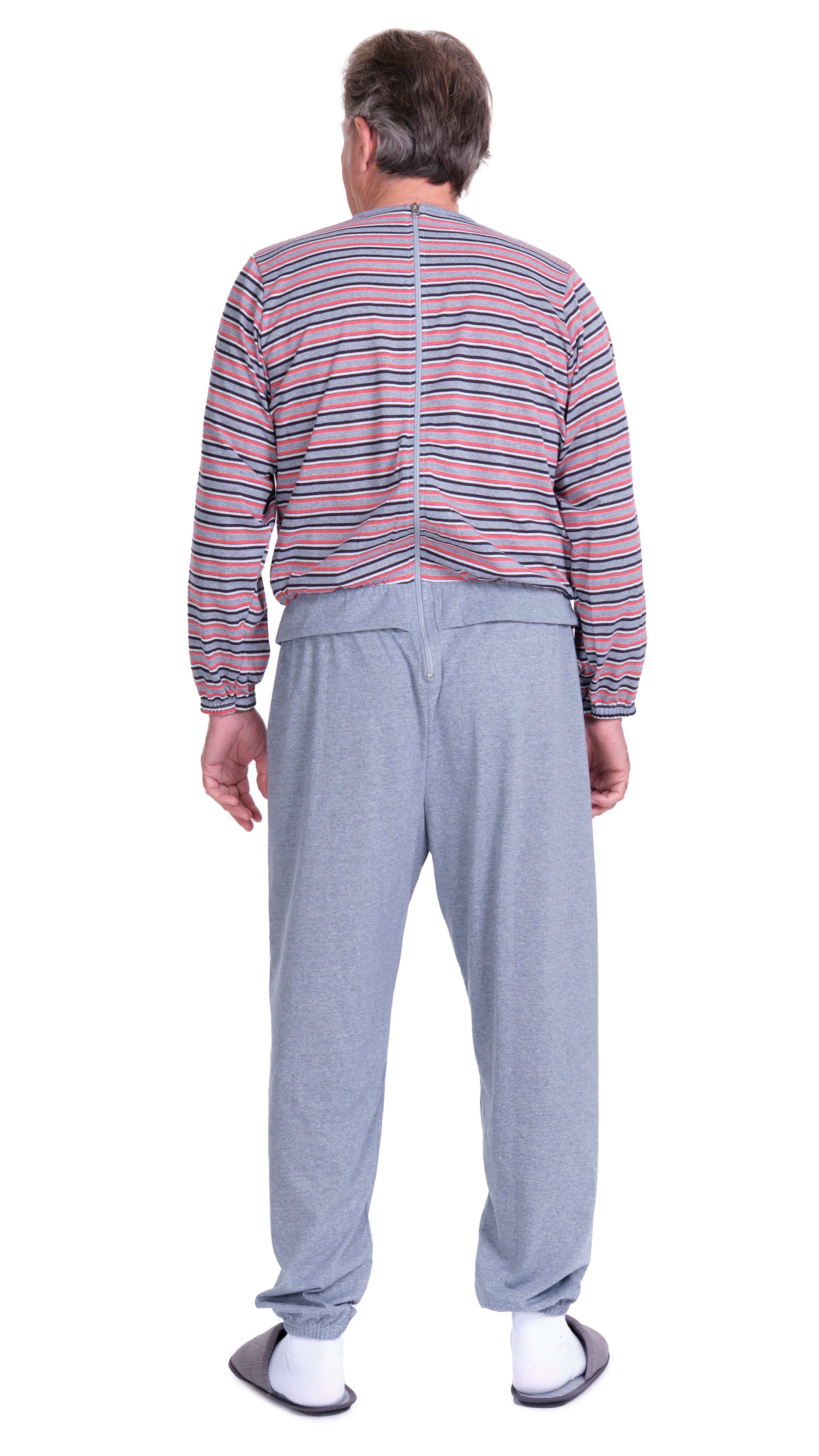 One-piece Pyjamas with rear zip fastening
